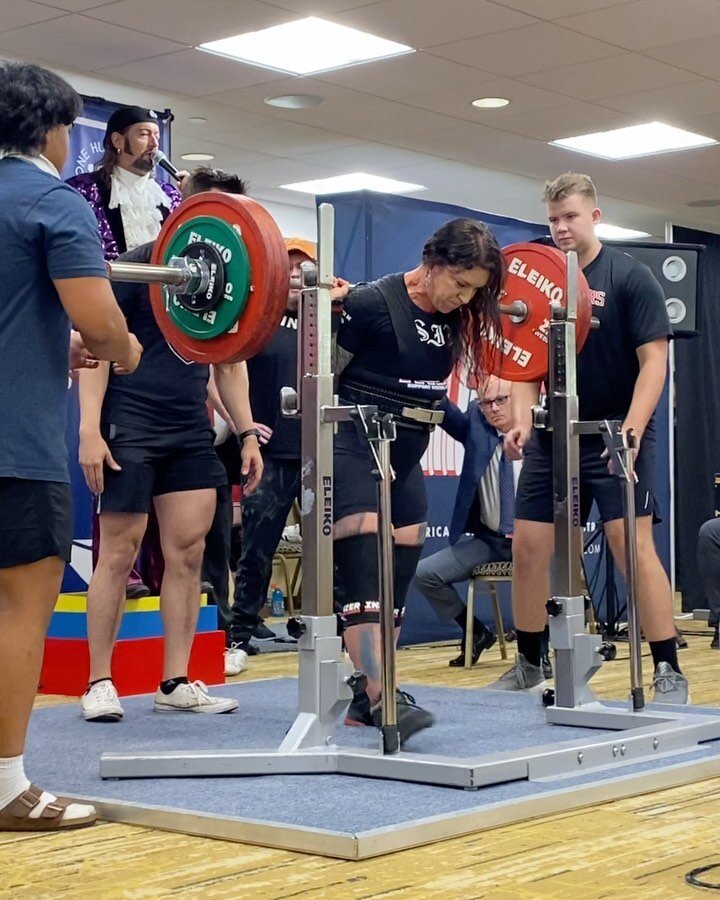 We had three athletes compete last weekend at USAPL PA States, all of whom showed out and cleaned up with PR Totals.

Maria Galick (82.5) competed on Saturday and totaled 505kg, a 20kg meet PR total consisting of a 200kg Squat, 117.5kg Bench, and a 1