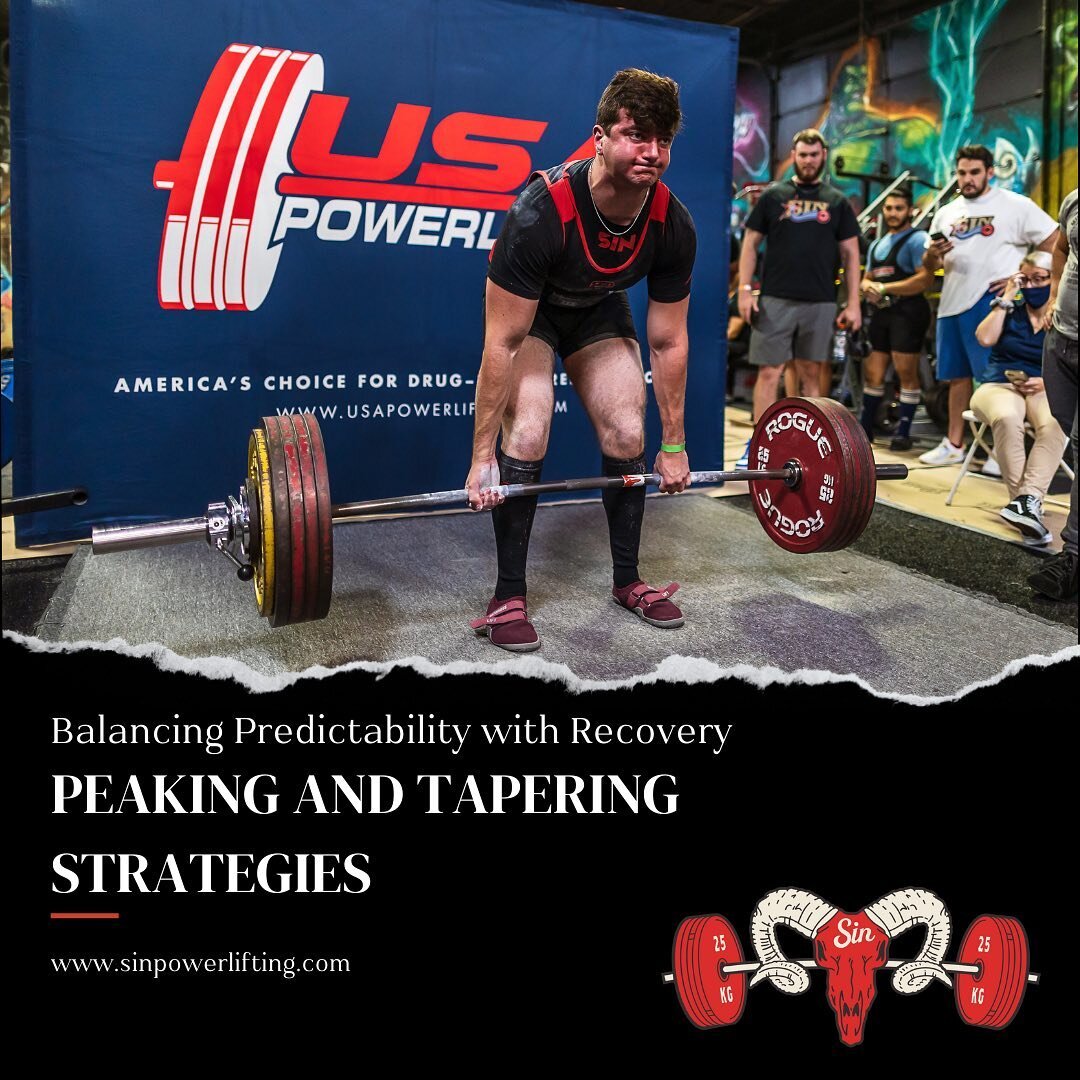 Peaking and Tapering Strategies

We've discussed this before, but there is still a worthwhile conversation to be had regarding the peaking and tapering process. Not too long ago it was common to hear coaches advising lifters take a whole week off lea