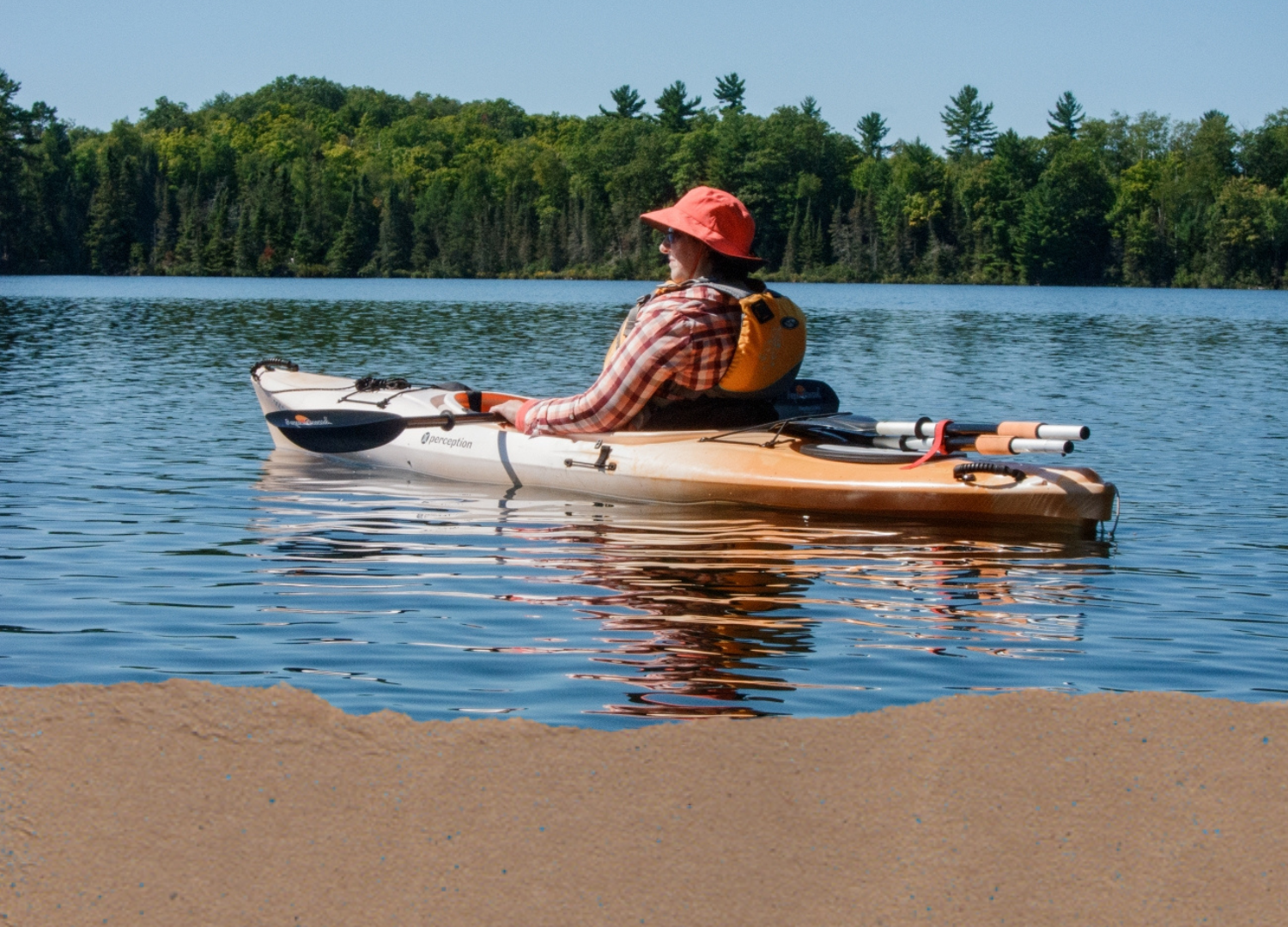 Paddling in Sayner-Star Lake
