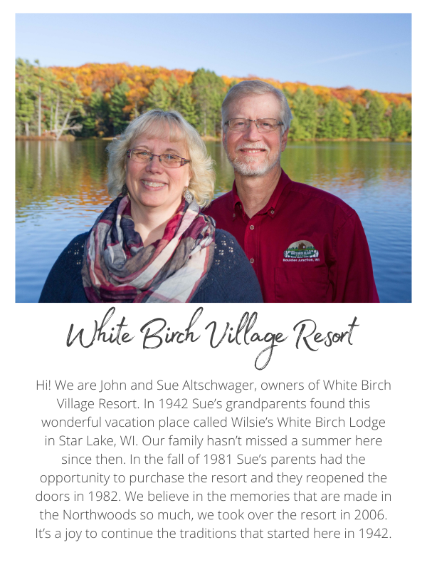 John & Sue Altschwager of White Birch Village Resort