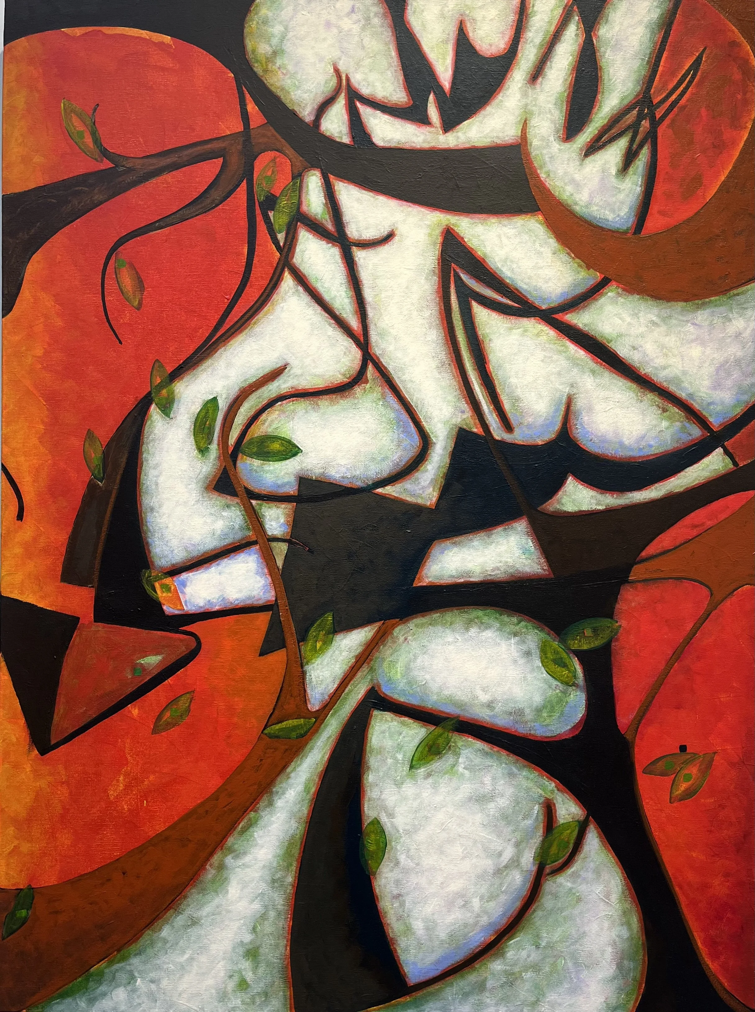 Daphne, acrylic on canvas, 40"x 30". $1900.00