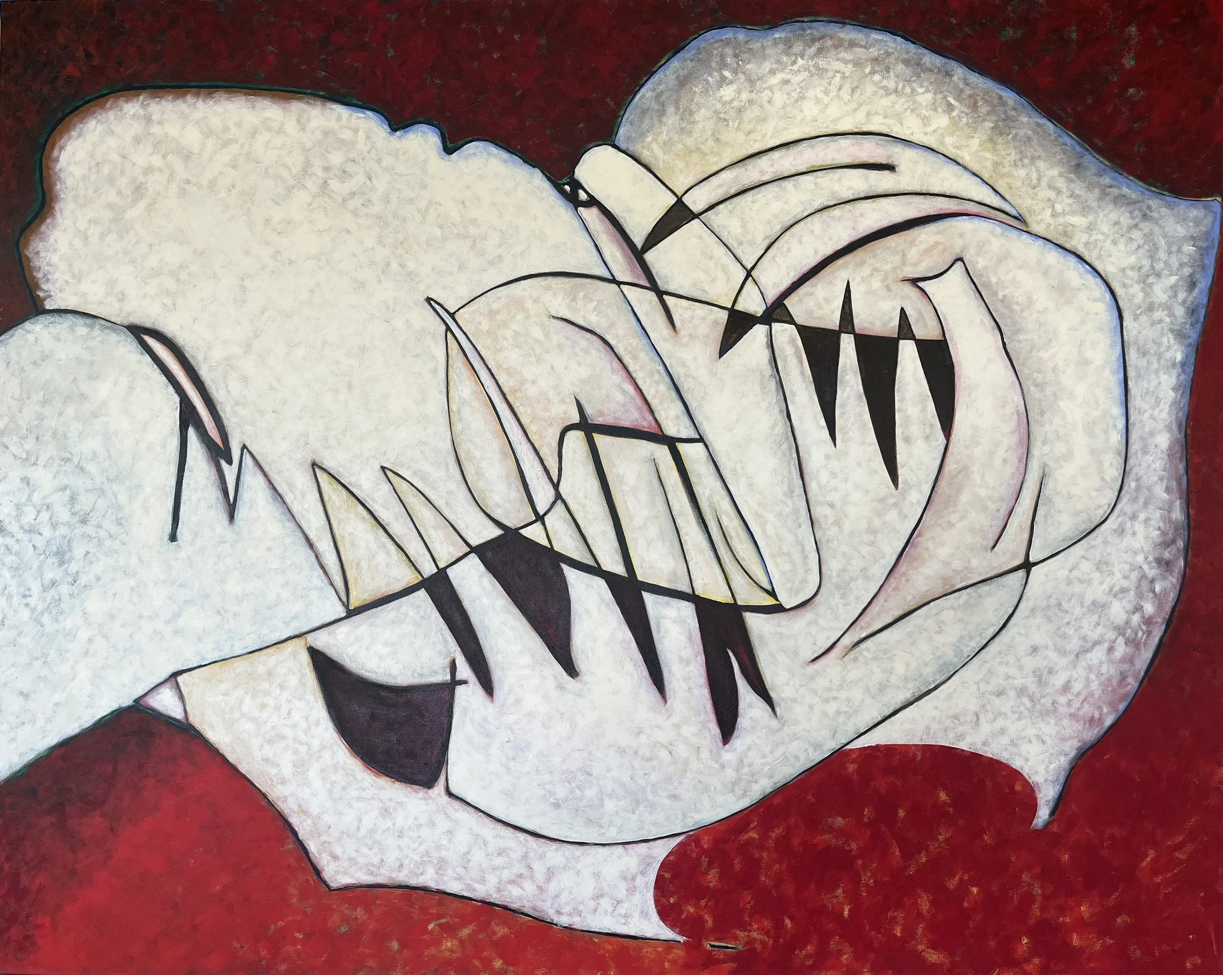 Dracon, acrylic on canvas, 48"x 60". $2900.00