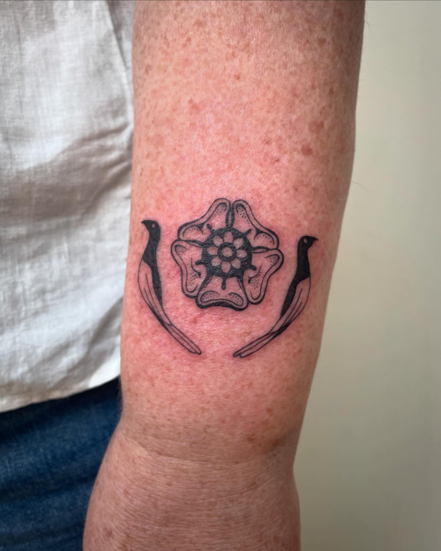 For J &bull; from my flash 
made @blackcat.tattoo