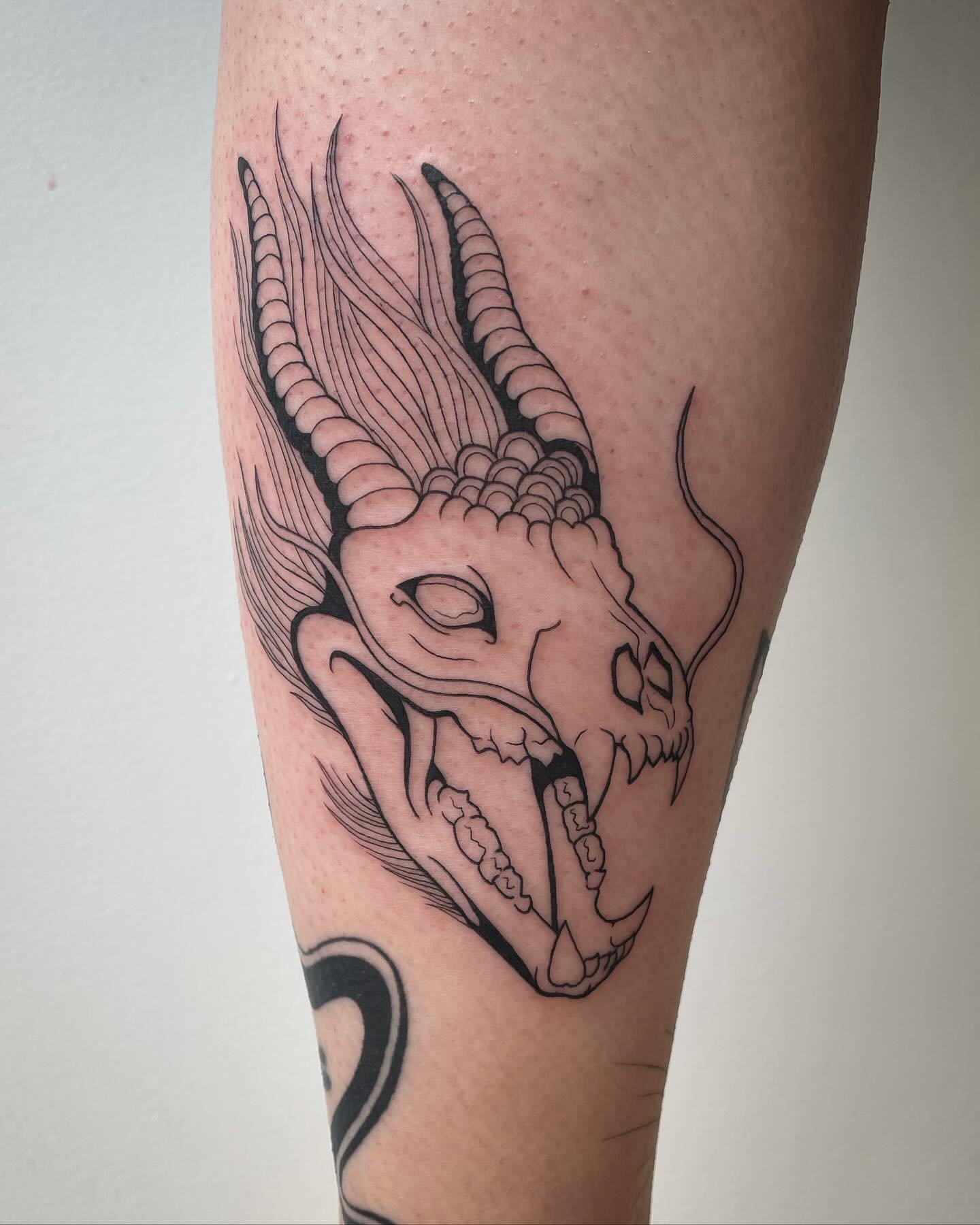 from my flash &bull; made @blackcat.tattoo