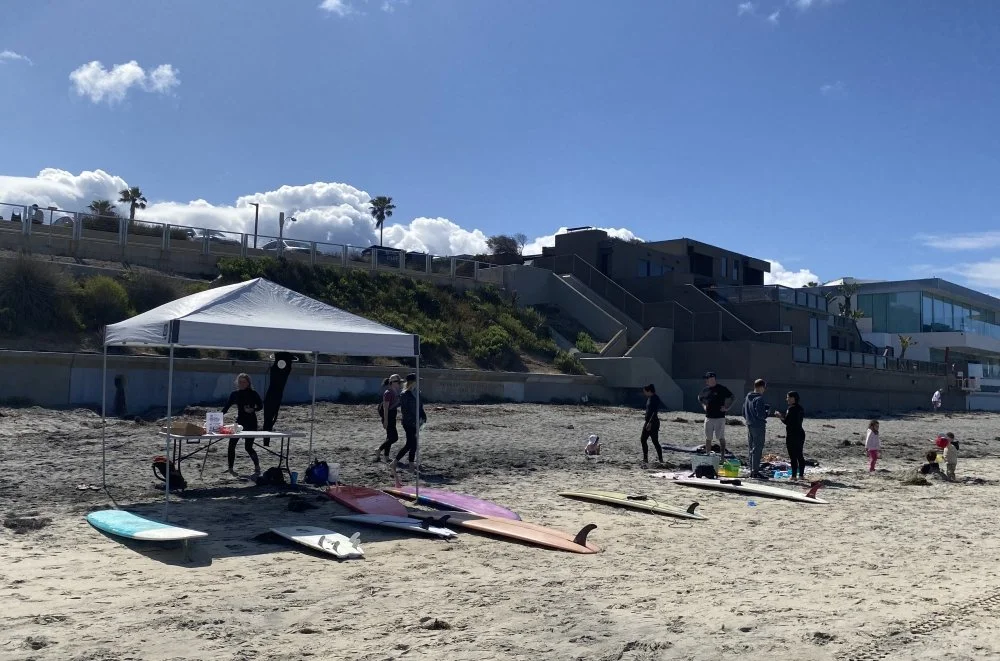 Beach Cleanup Scripps Pier 2025 hosted by Mamala Surf Wetsuits