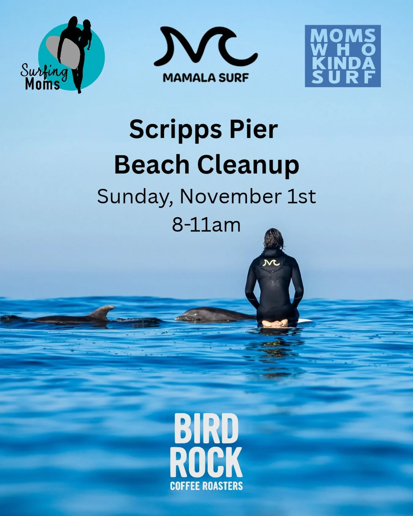Surf first, then give back.

We&rsquo;re heading back to Scripps Pier on Sunday, November 1st for a surf &amp; beach cleanup, 8-11am. Paddle out early with the Mamala team &amp; friends, then meet us on the sand at the white pop-up tent.

Gloves, gra