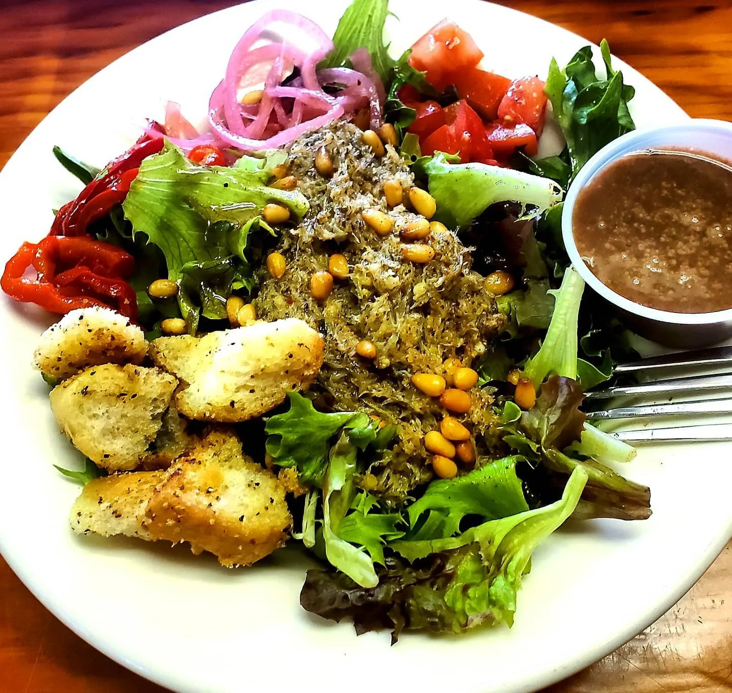 #healthy choices #pestocrab #painterspallet