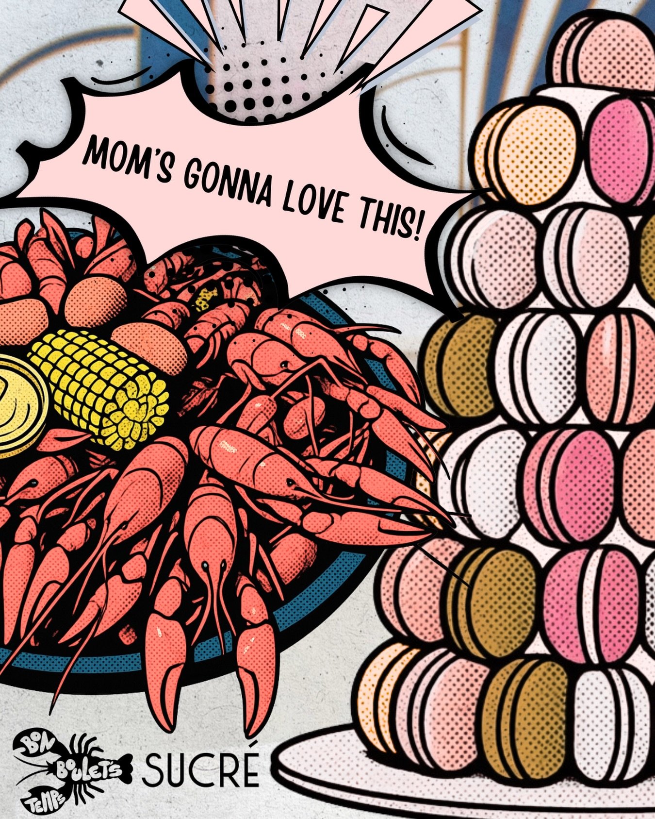 🌷GIVEAWAY TIME🌷

What&rsquo;s better than a bouquet for Mother&rsquo;s Day?

A macaron tree from @sucreneworleans and a 5 lb crawfish special from @bontempsboulet.

This year, Bon Temps Boulet is partnering up with Sucr&eacute; to give one lucky wi