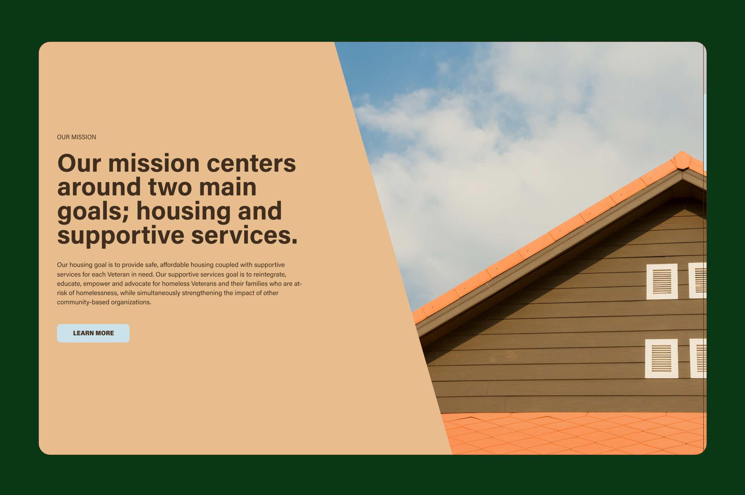 Delaware Center for Homeless Veterans — Website Design, Development and Branding Refresh
