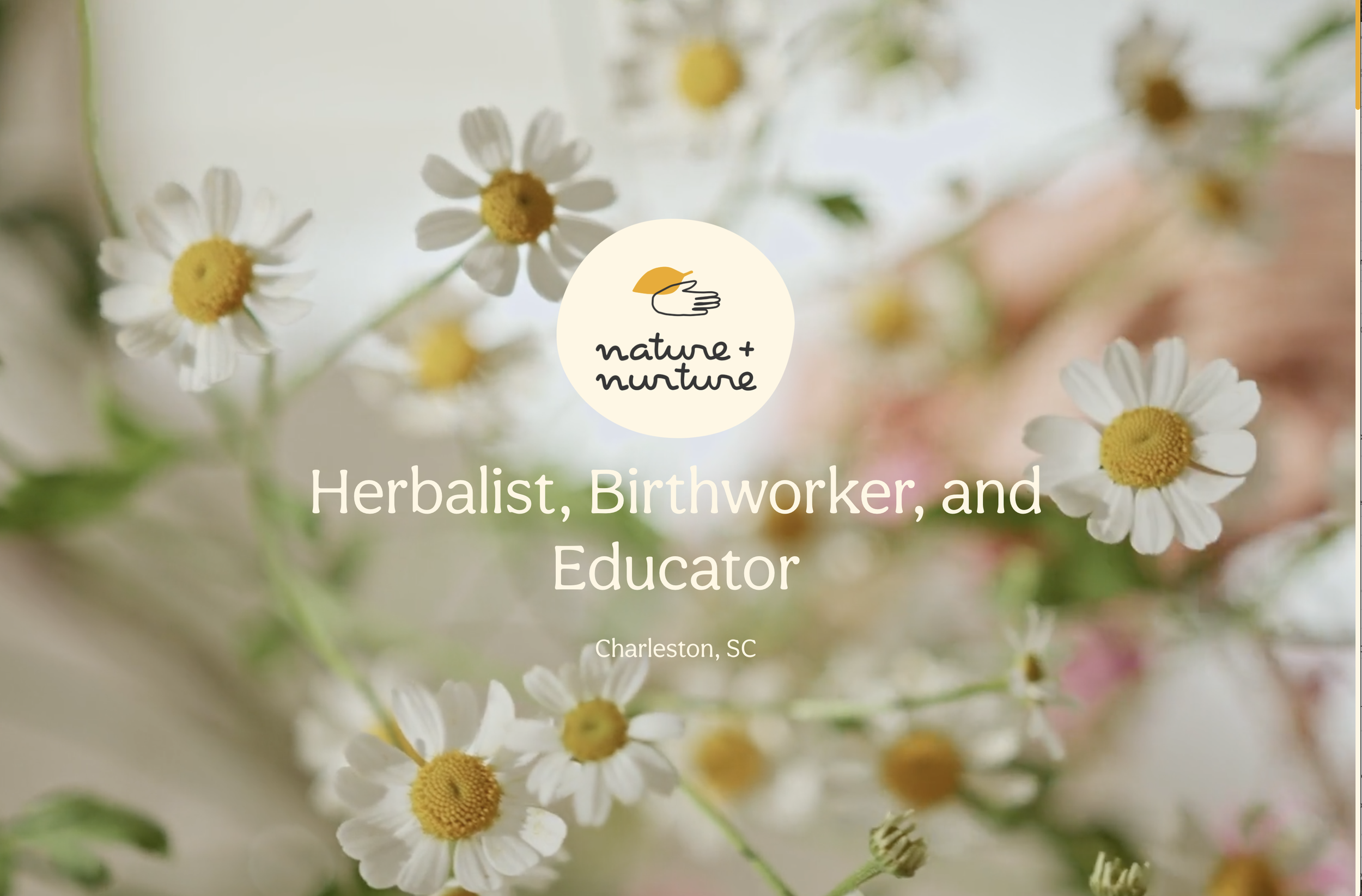 Nature + Nurture — Website Design and Development
