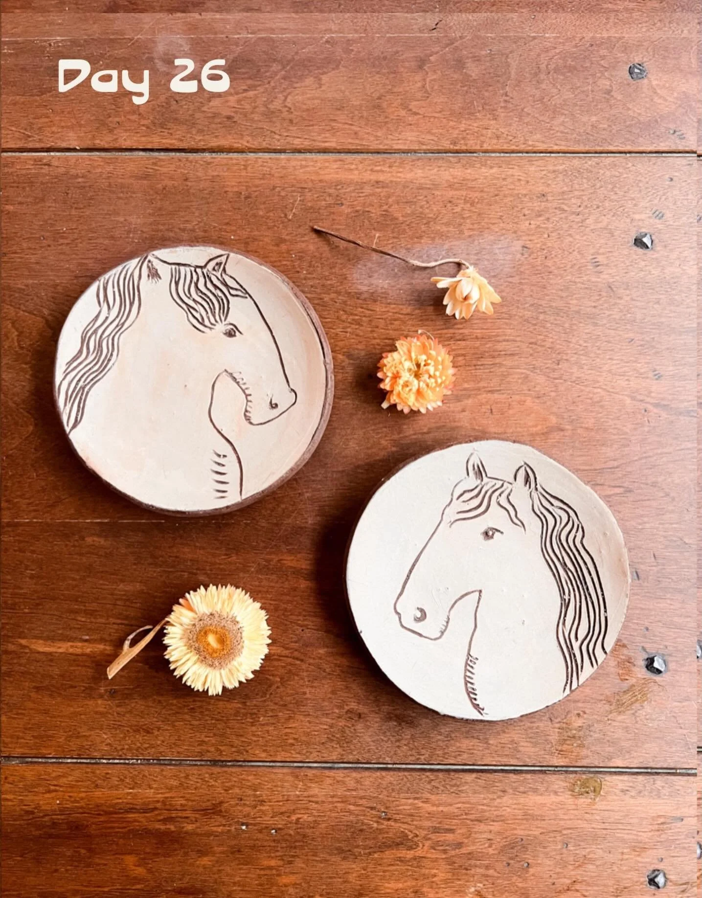 Day 26 of #the100dayproject 🌿 I have been slowly glazing bisque-ware that needs careful attention and carving little dishes for a little drawing break! #animalart #leatherhardclay #slabbuiltpottery 
🌿if you are in the Portland/Vancouver area come s