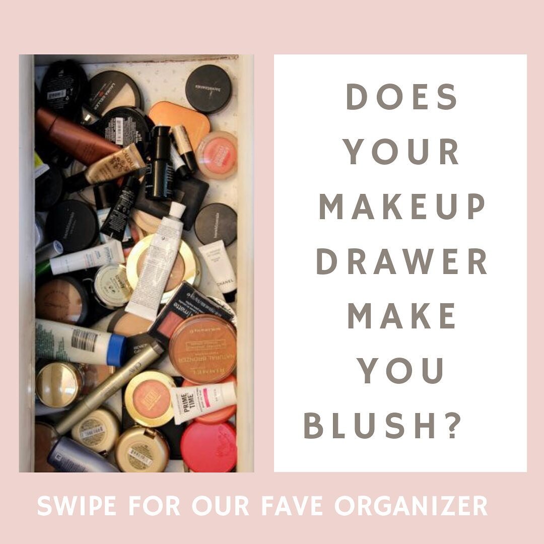 Does your makeup drawer make you blush? 🙈 

WE. LOVE. DRAWERGANIZERS.

Check out how we used the Diana Deluxe one to redesign our clients vanity. Swipe right! 👉🏻

#organizer #declutter #makeuporganizer #makeuporganization #drawerorganizer #vancouv