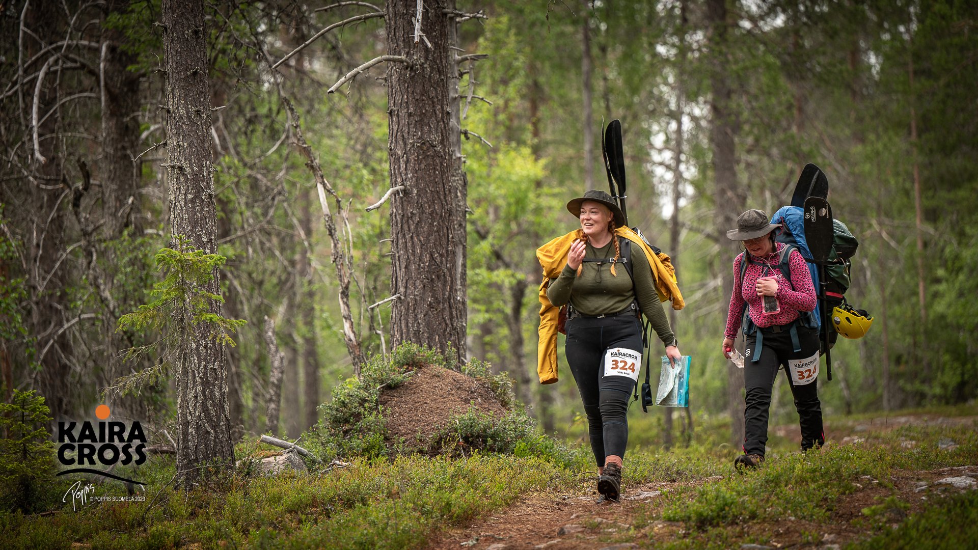 Kairacross Ylläs 2023 – Team Tyväret Tunturissa hiking in the Pallas-Yllästunturi National Park