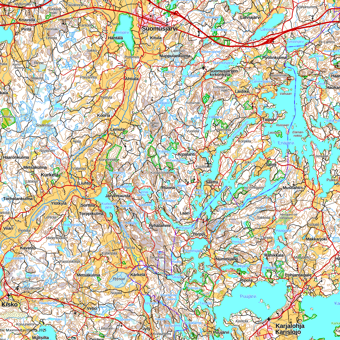 Kairacross Etelän 2026:n kisa-alue