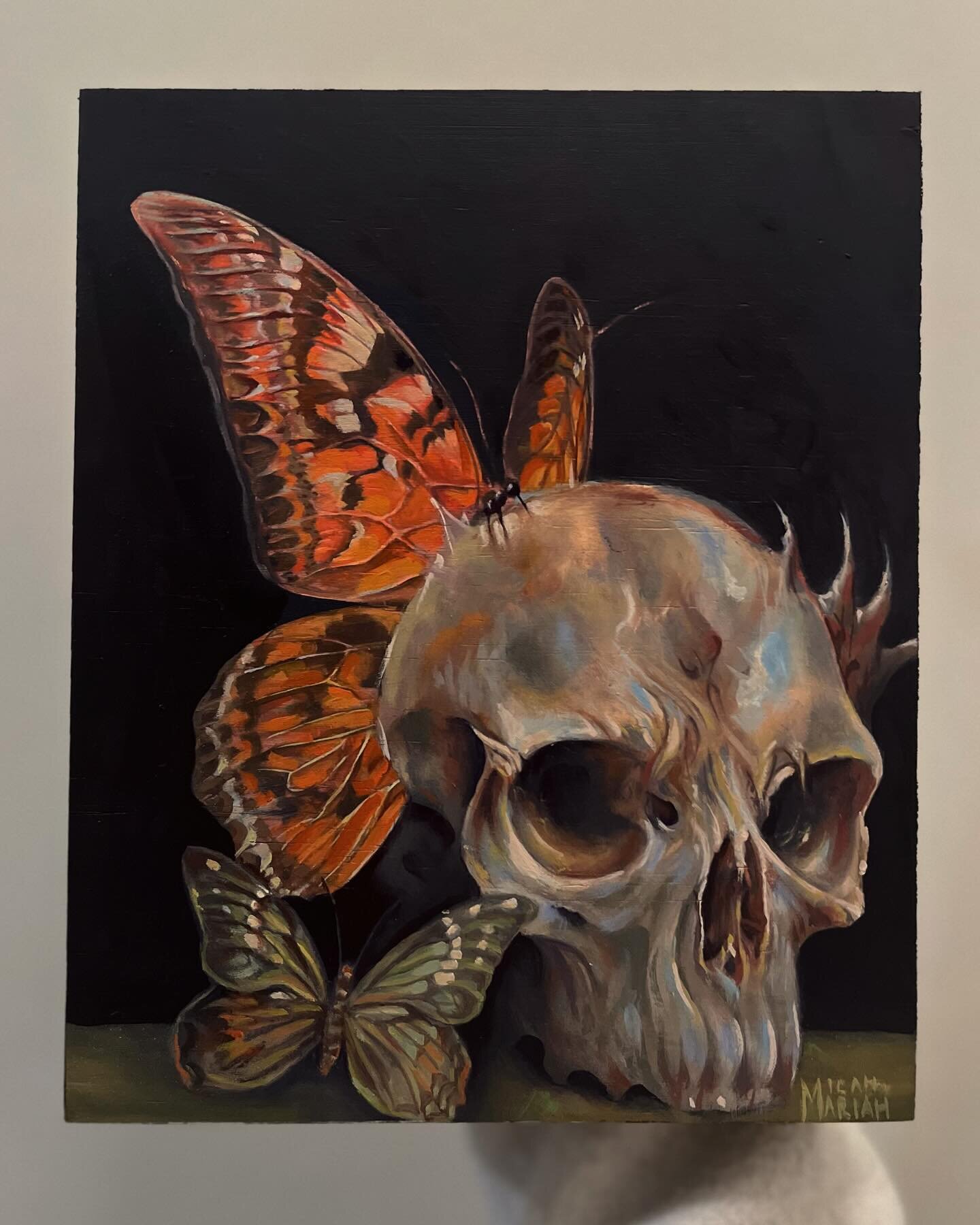 Lovely bones. Oil on panel. Available for purchase through @thumbprintartgallery 
.
.
.
.
.
#art #arte #tattooing #visual #paintinf #artgallery #tattoo #inked #ink #oils