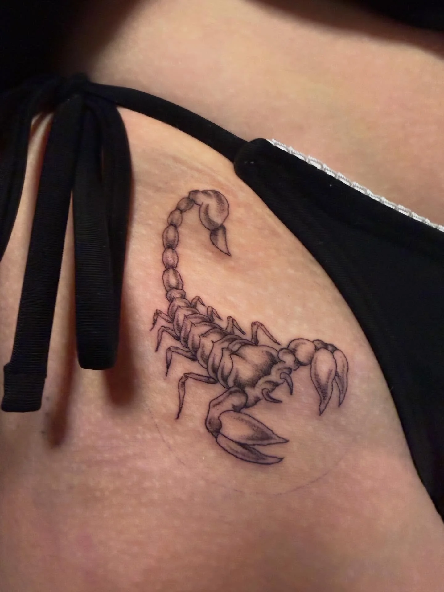 Luh scorpion, all bite
.
.
.
#FineLineTattoo #ScorpionTattoo #SanDiegoTattooArtist #BlackAndGreyTattoo #NorthParkSanDiego
