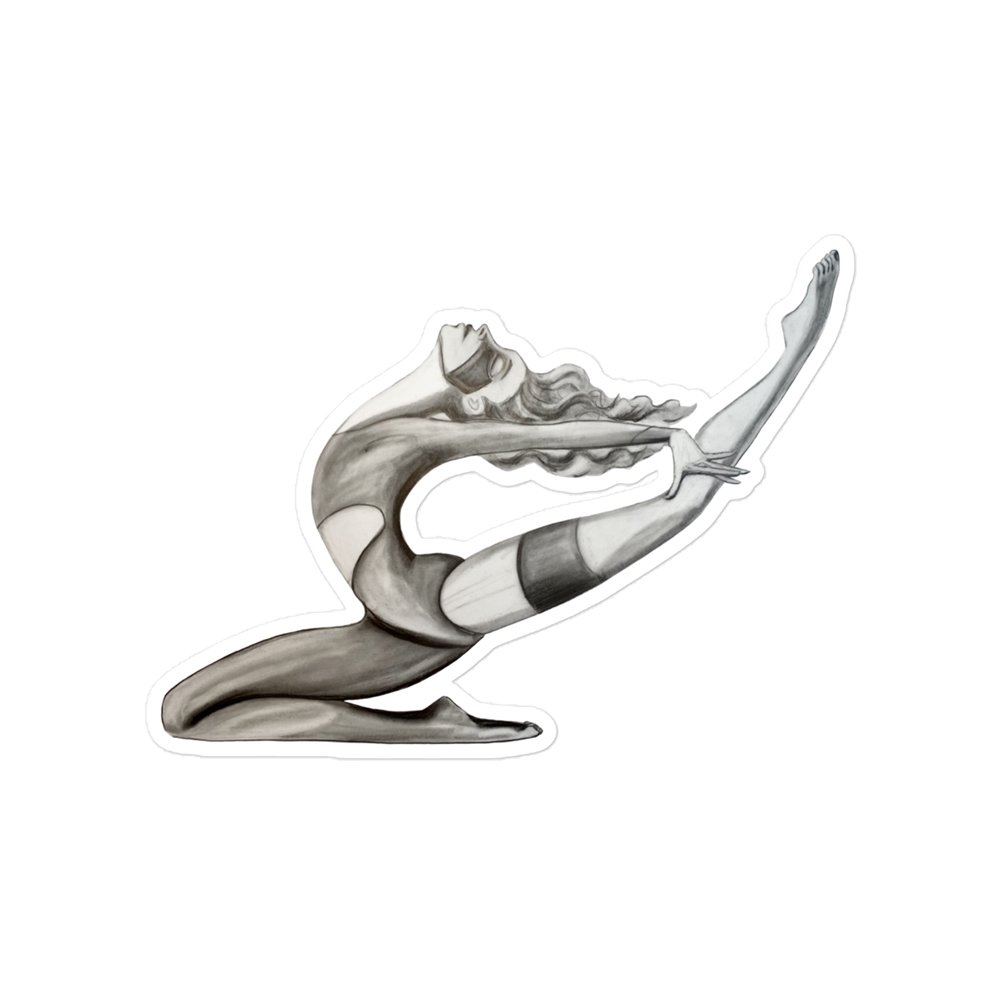 Modern Dancer Art Sticker