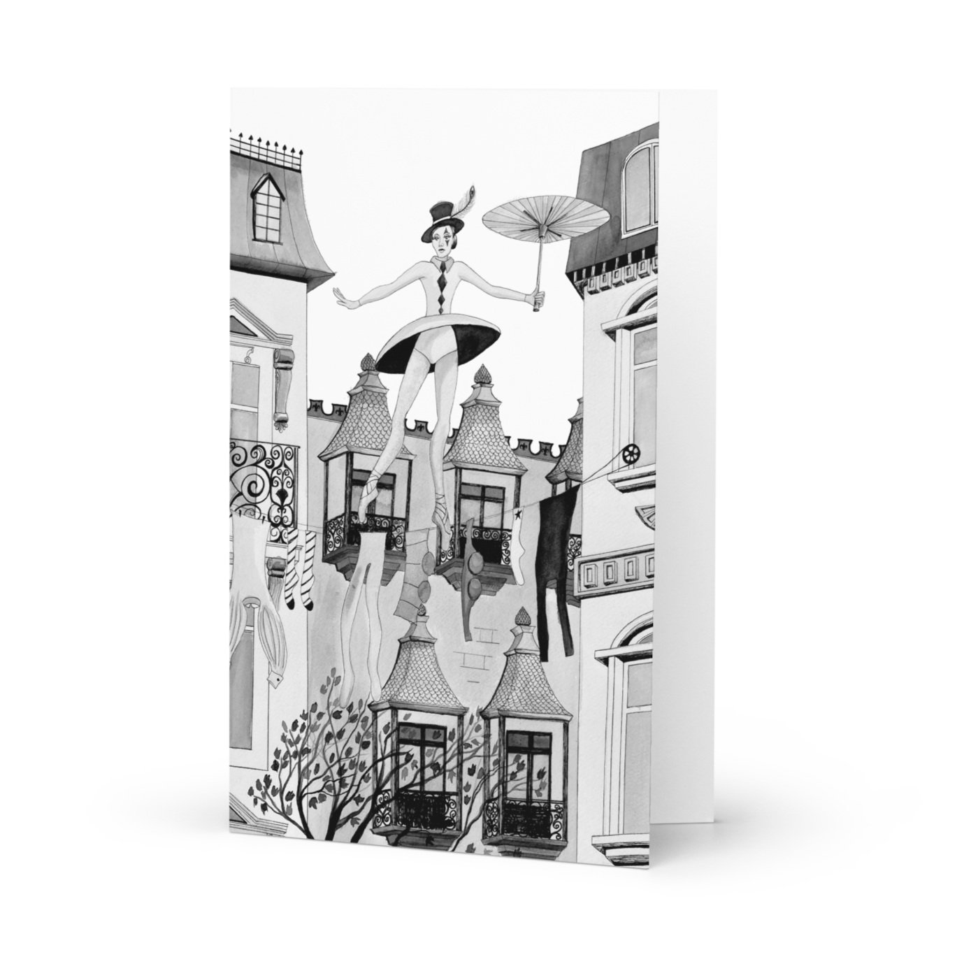 Balconville Greeting Card