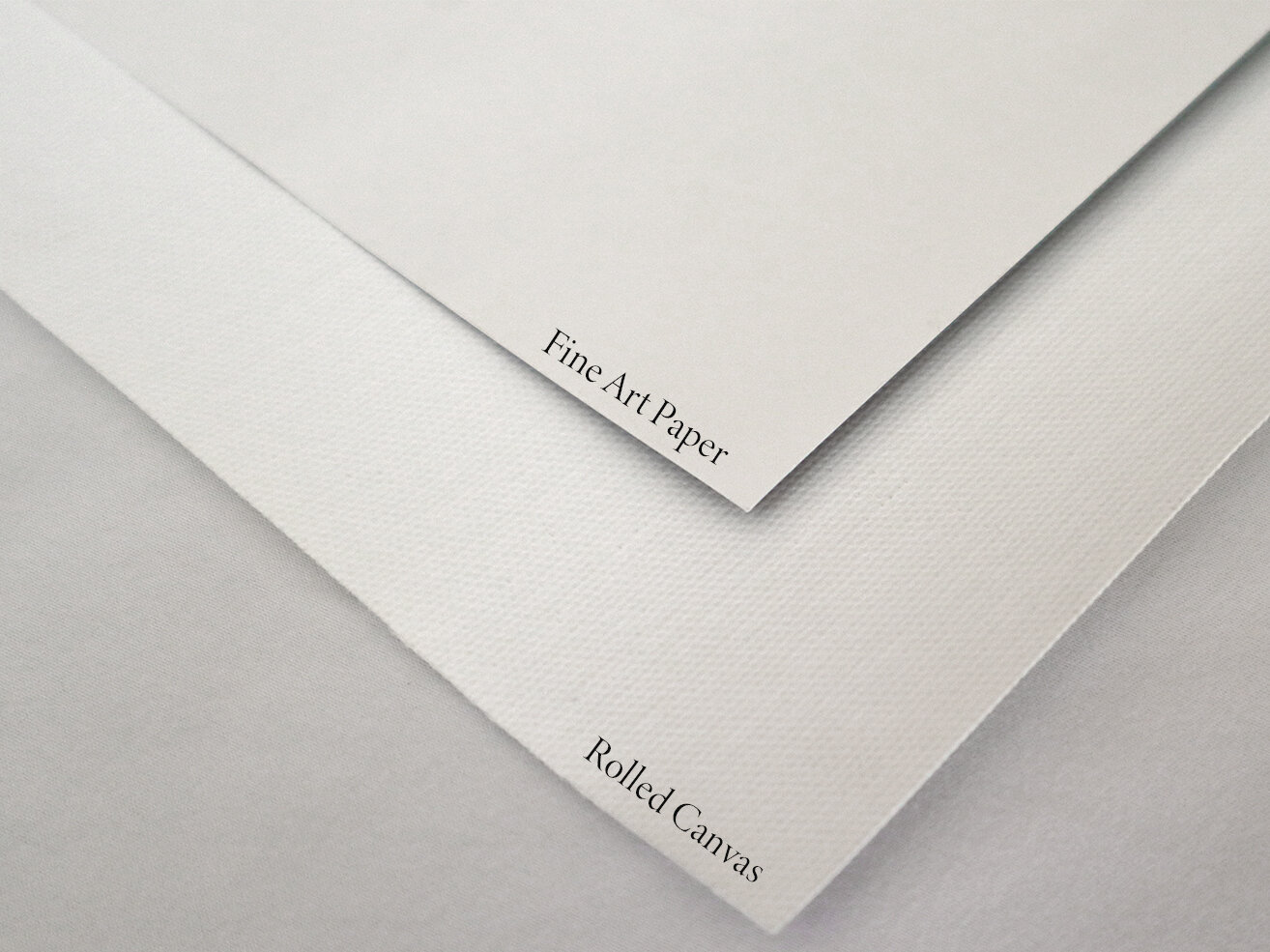 Rolled canvas vs. fine art paper