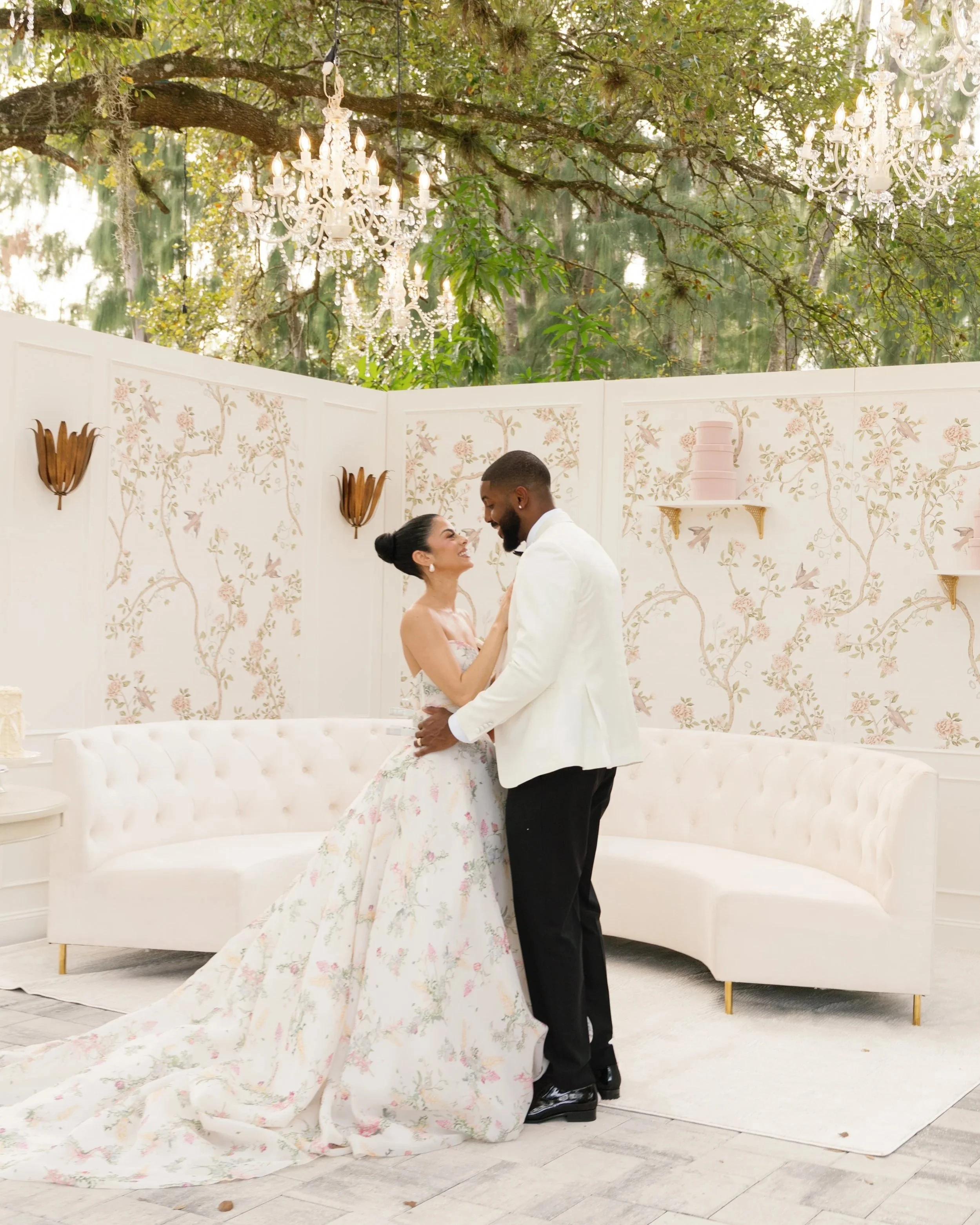 Luxury Florida wedding with elevated floral and reception details