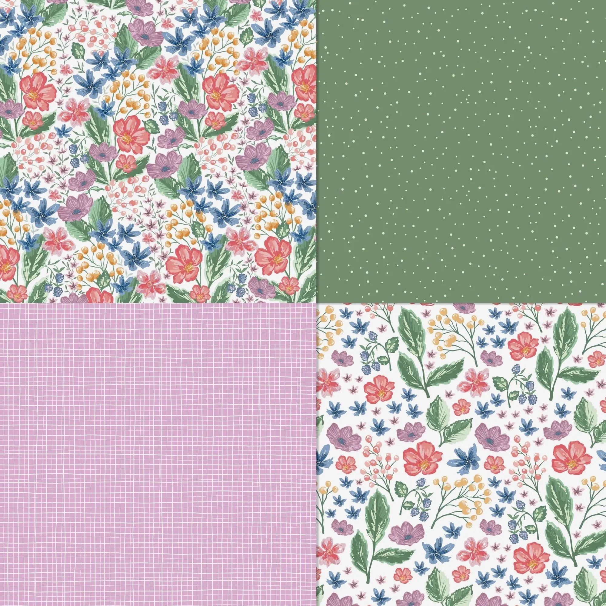 Berry Botanical Vellum Specialty Paper 12 x 12 Stampin' Up
