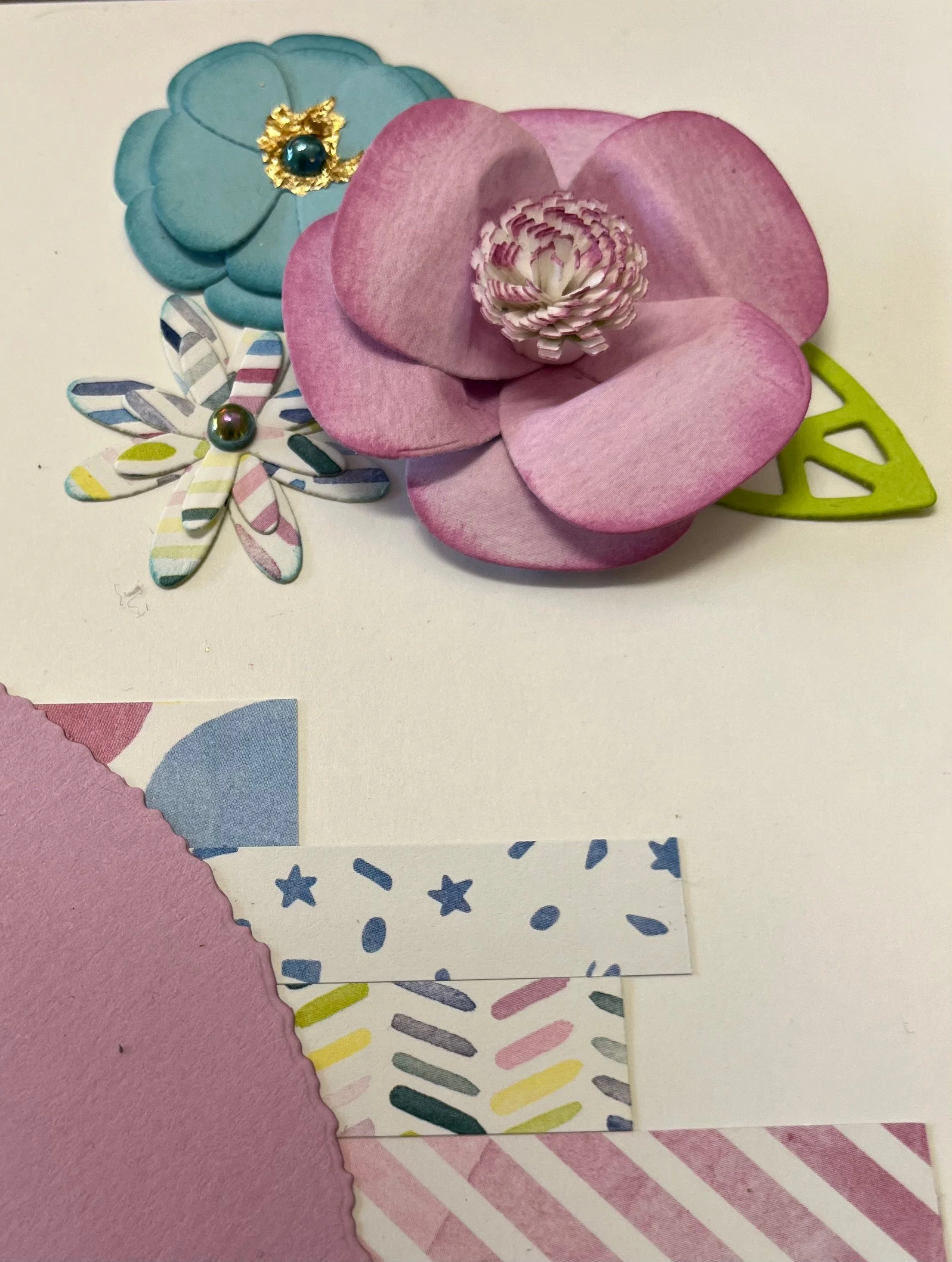 Birthday Stampin' Blitz/ Paper Florist scrapbook spread — Stamptogether