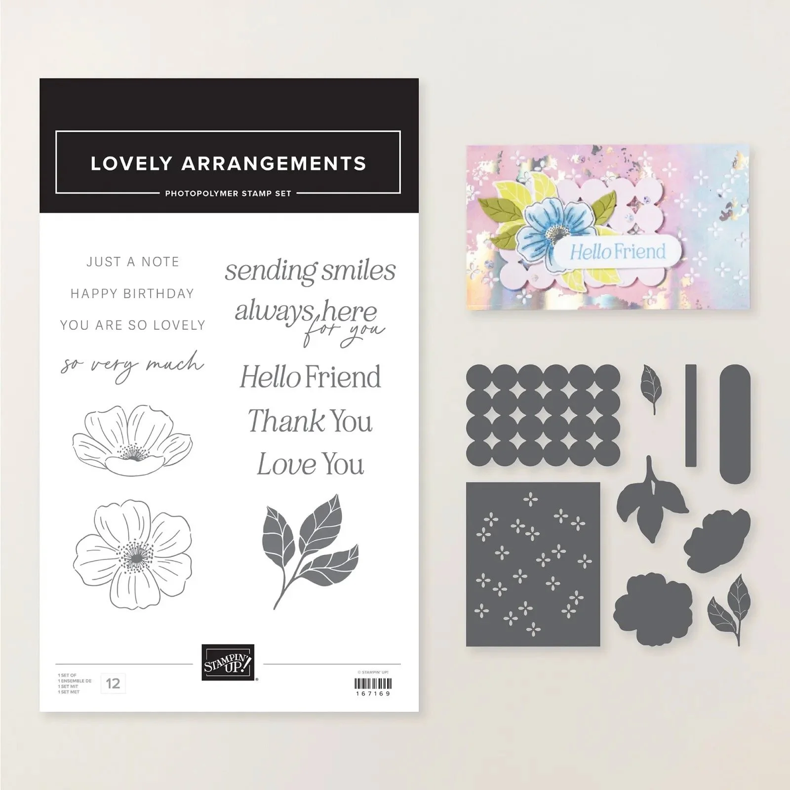 Lovely Arrangements Bundle by Stampin' Up to make soccer balls