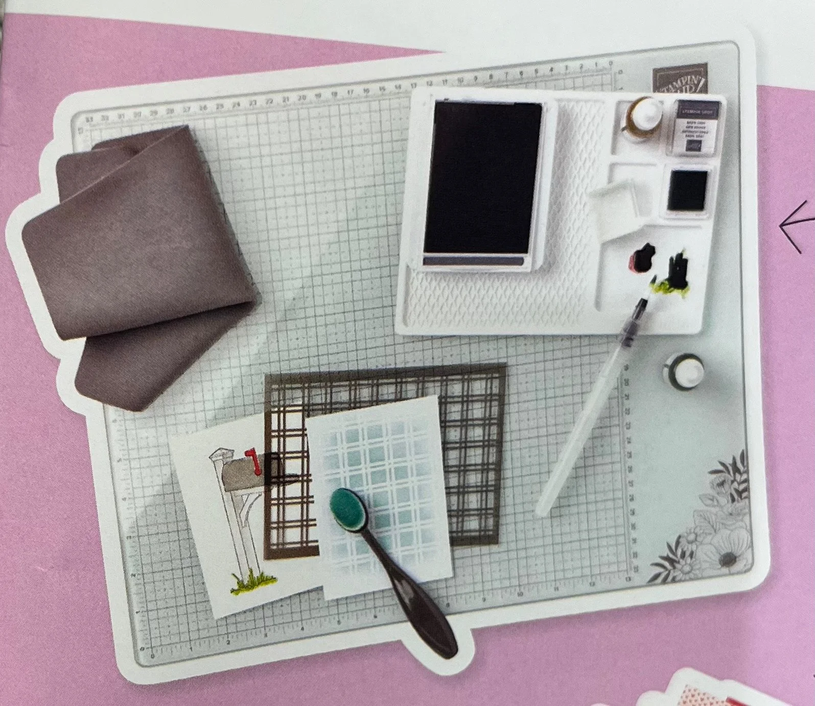 Birthday Stampin' Blitz/ Paper Florist scrapbook spread — Stamptogether
