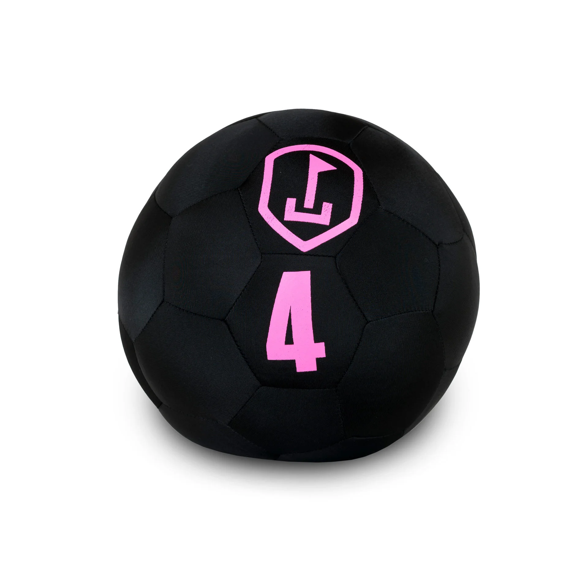 Black with Pink lettering ball