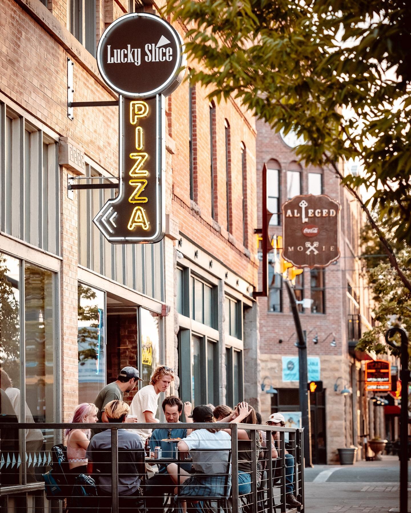 Grab the homies and snag a front row seat to 25th street on our new patio in Ogden!

A great place to heckle people on scooters, watch tough guys obnoxiously rev their egos &amp; engines, and even witness an occasional yelling match between a person 