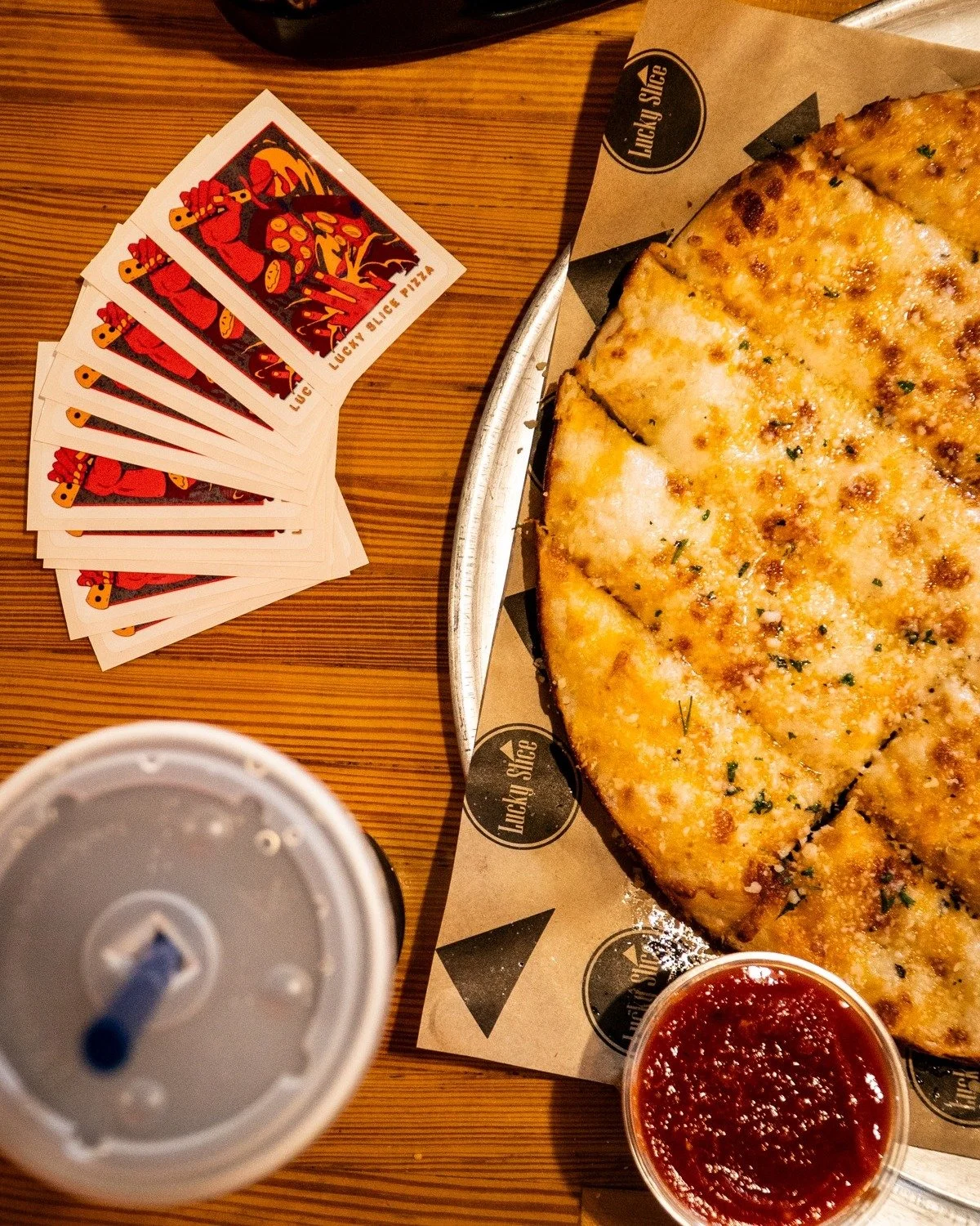 Caution: the closer you get, the hungrier you get.

For a limited time, App users can redeem points for a coupon to score an order of Cheesebread at a big discount!

Regular price $14.99 / Coupon price (in points value) $12
