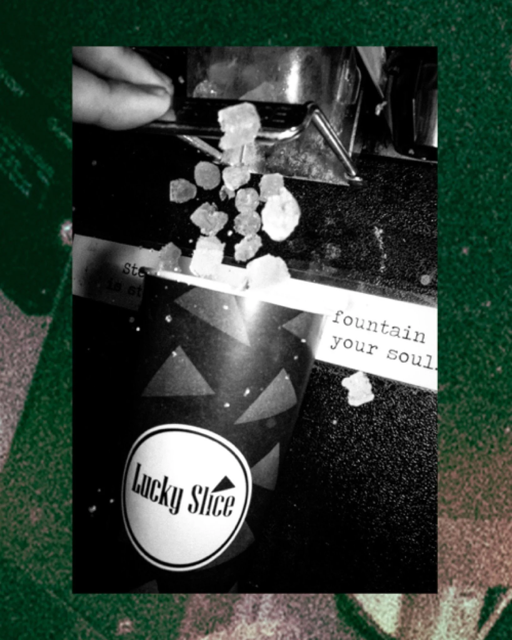 Wet your whistle... Knock a few back... Whatever you like. 

Anyone with the Lucky Slice Pizza App is about to get something good. Download before 8am on 2/23 so you don't miss out!