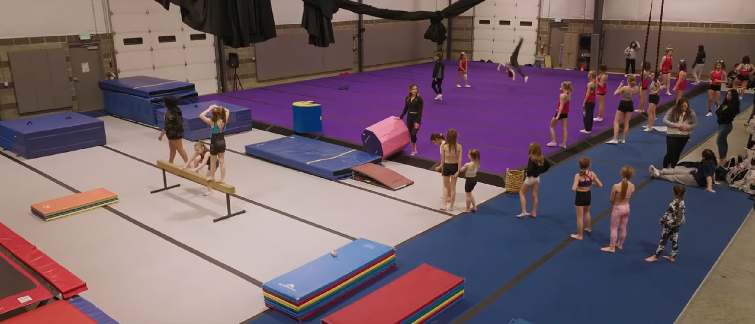 Kids at Academy of Acrobatic Sports