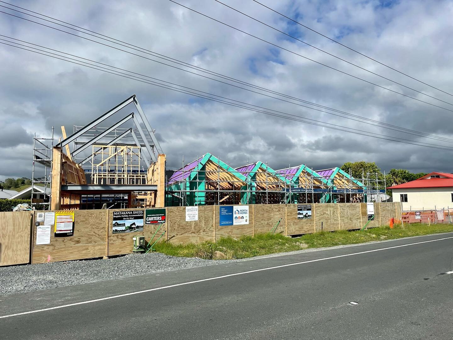 Construction is now well underway on these visitor accommodation units in Matakana #resourceconsent #unitaryplan #matakanavillage