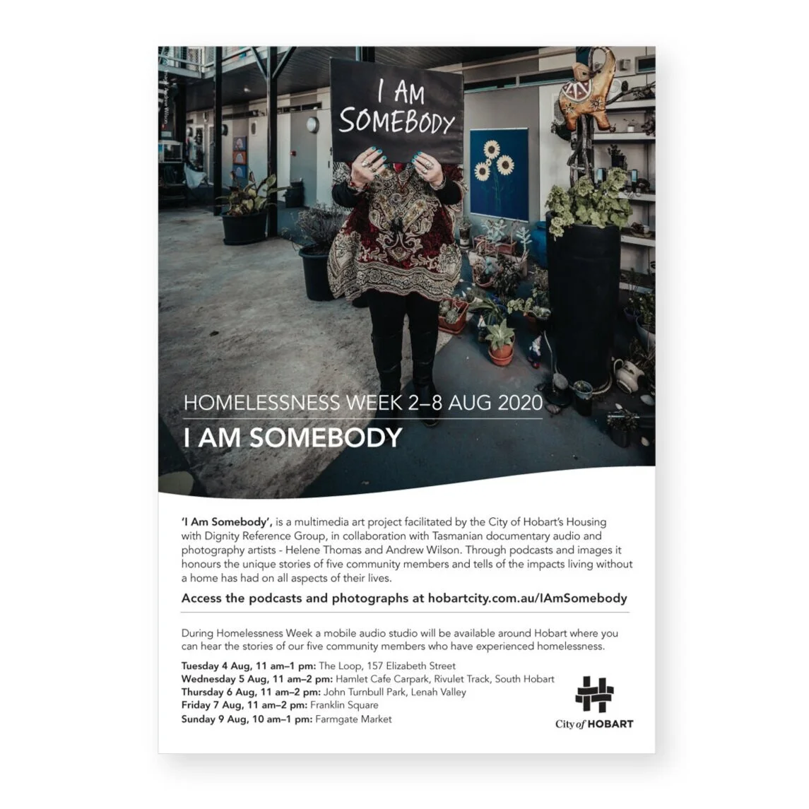 Website launch event poster