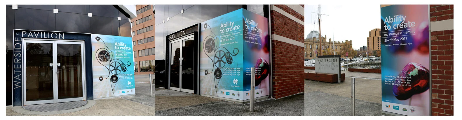 City of Hobart: Ability to Create exhibition window wrap