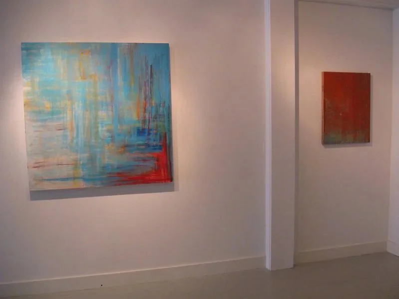 "Kylie Heidenheimer", Galerie Gris, Hudson, NY, June 1 - July 15, 2013, l to r: RACEWAY, HEATH private collection, photo courtesy Galerie Gris