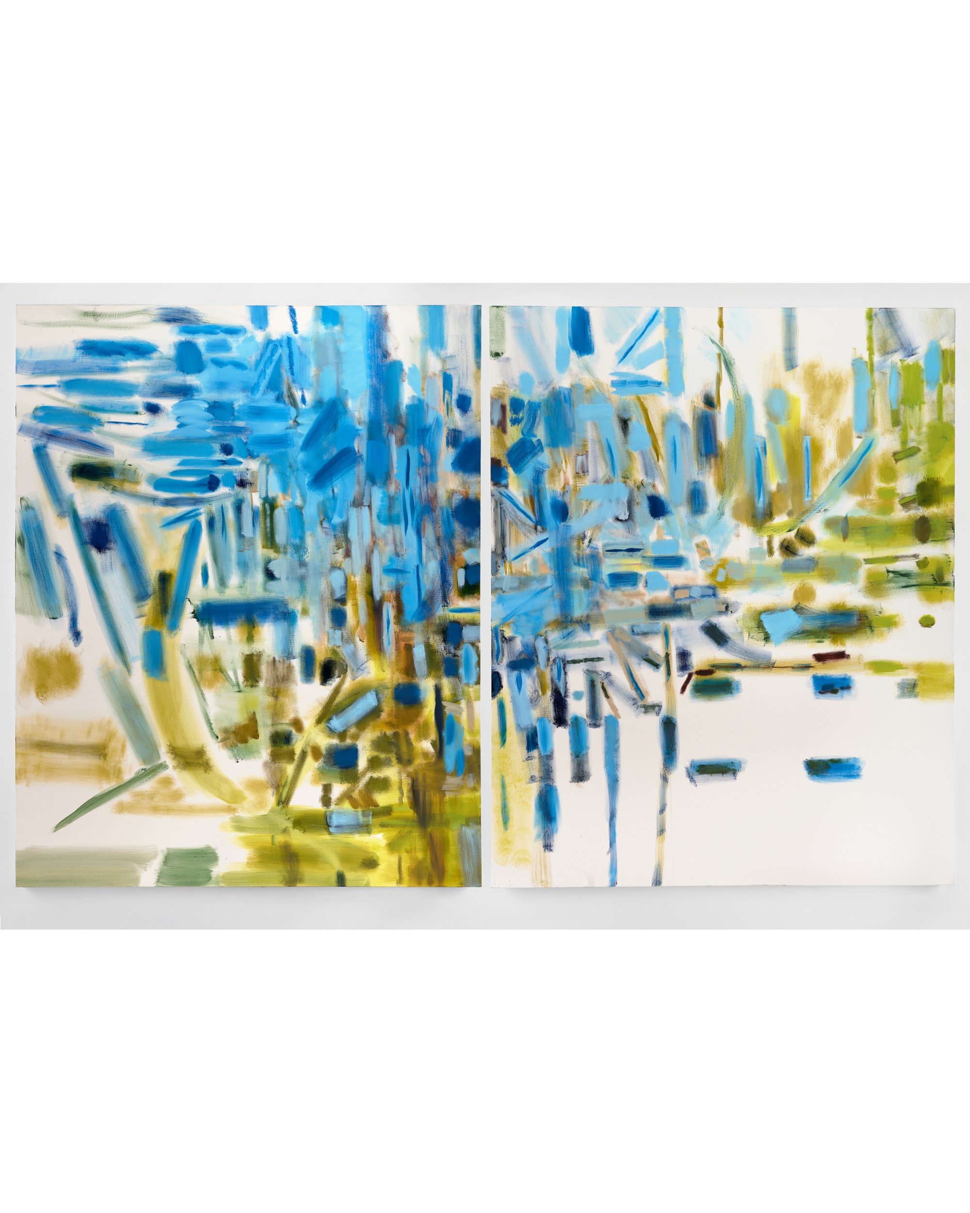 SWELL, 2025, oil on canvas, 75 x 120 inches