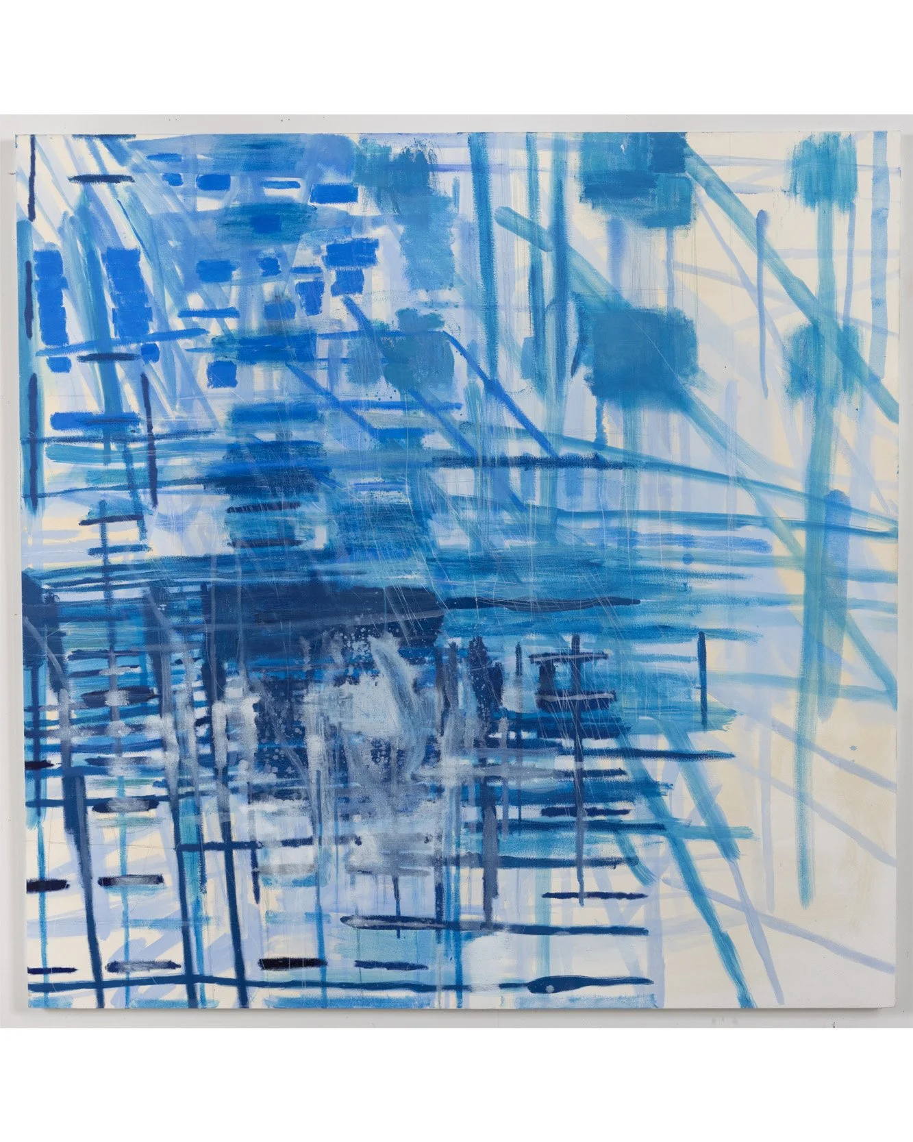 TOW, 2023, oil on canvas, 60 x 60 inches