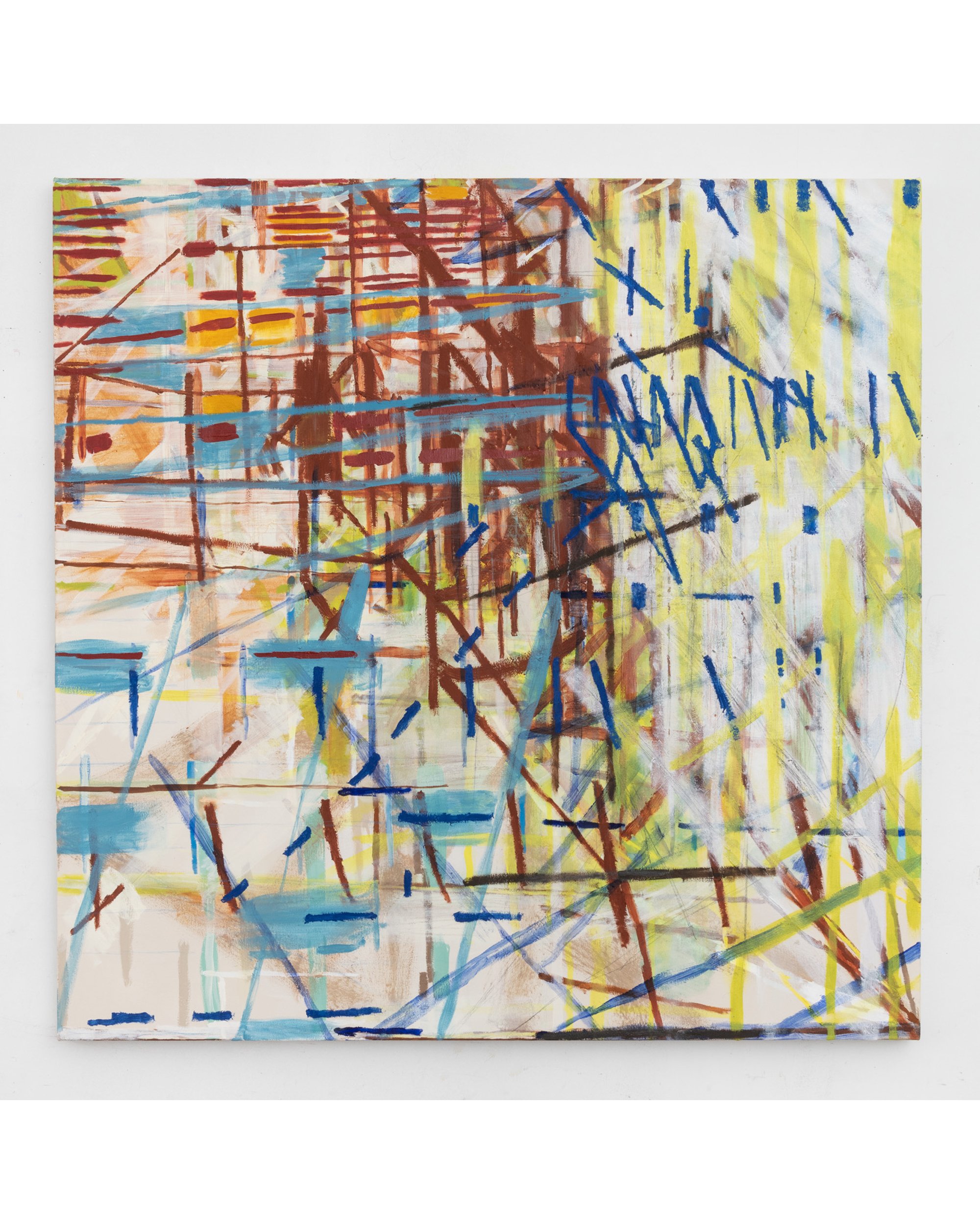 BASIN, 2024, oil on canvas, 54 x 54 inches