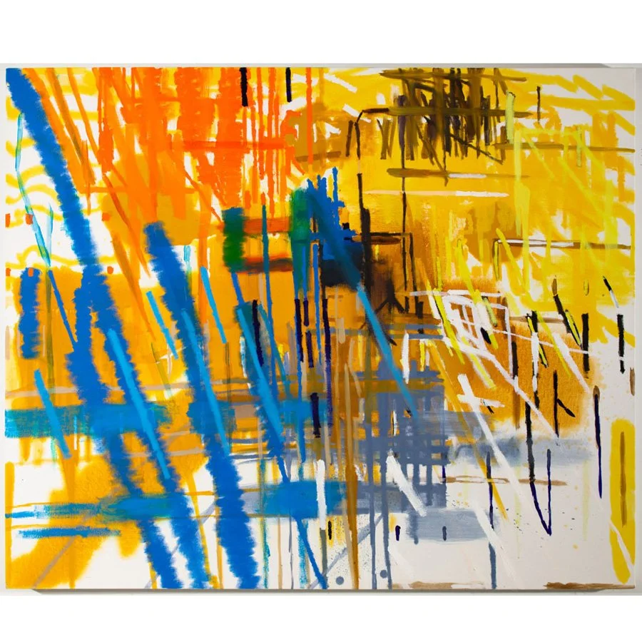 FIELD III, 2019, oil on canvas, 43 x 52 inches