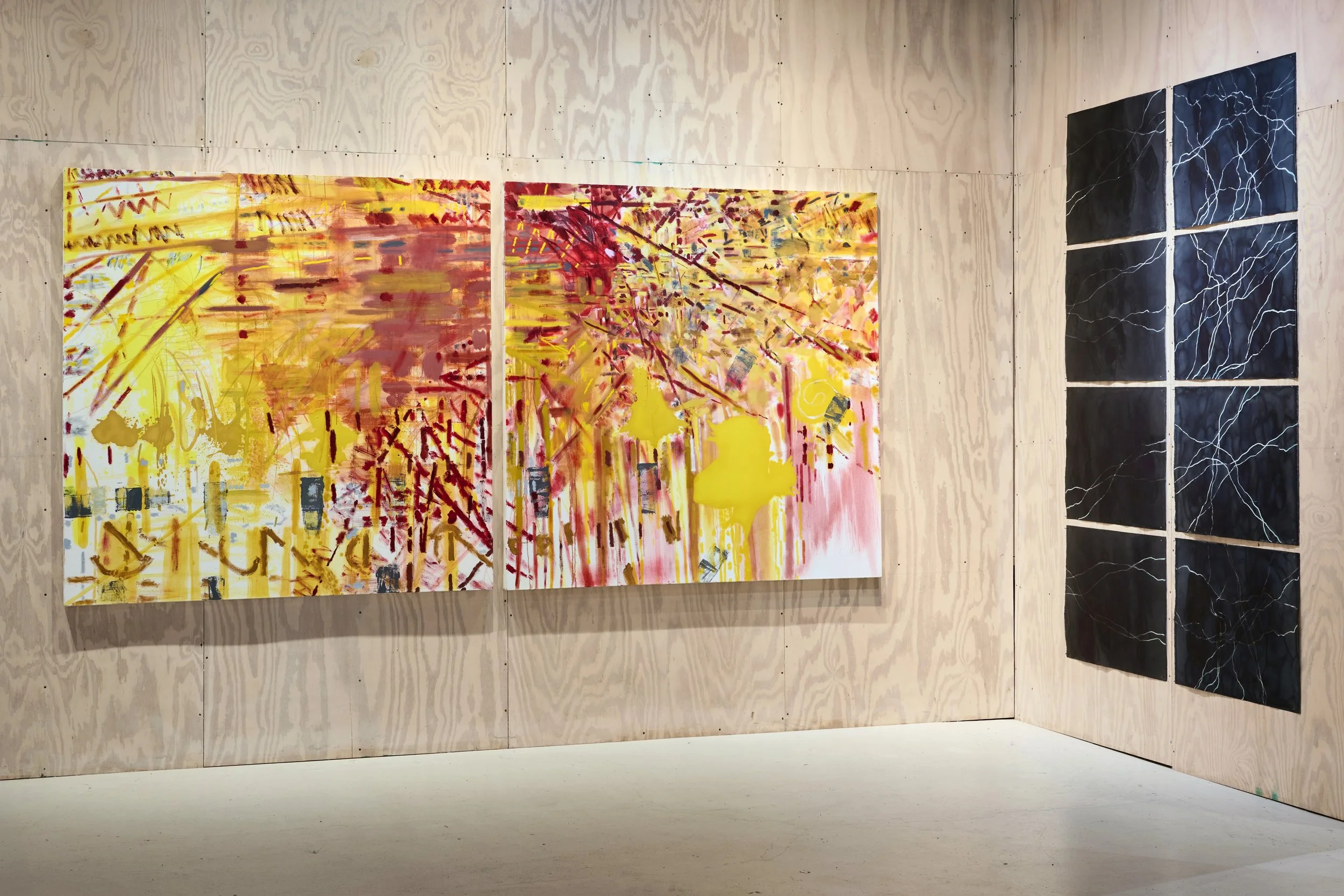 "With Quiet Eyes", Time and Space Limited, Hudson, NY, May 23 - June 21, 2026, Left: Kylie Heidenheimer, Right: Ann Burke Daly