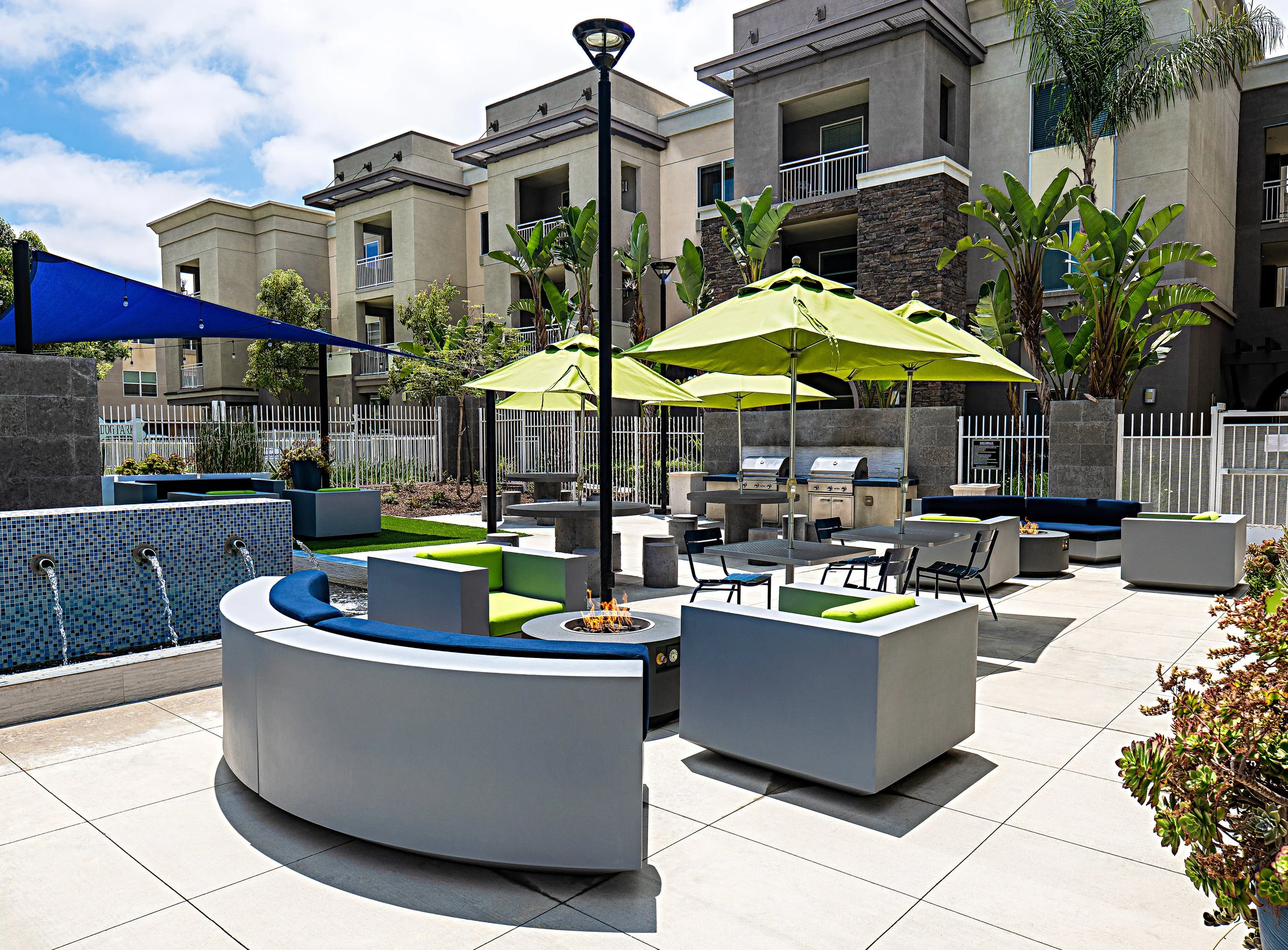 Community living spaces - commercial real estate photography