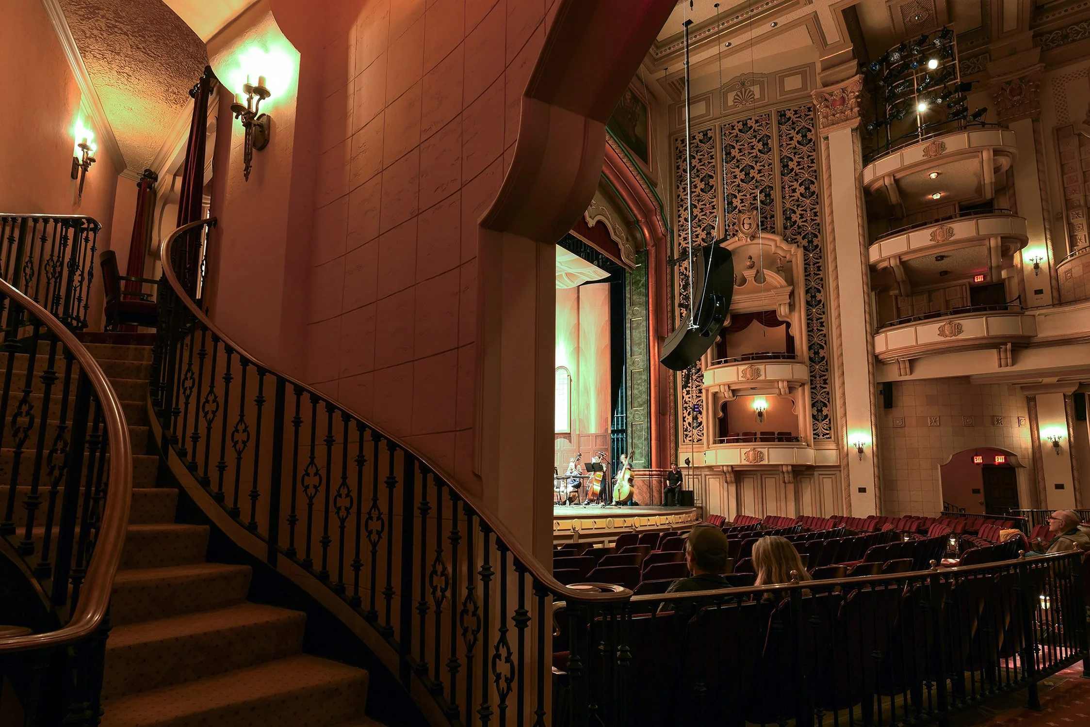 Inside the Granada Theater pre-show