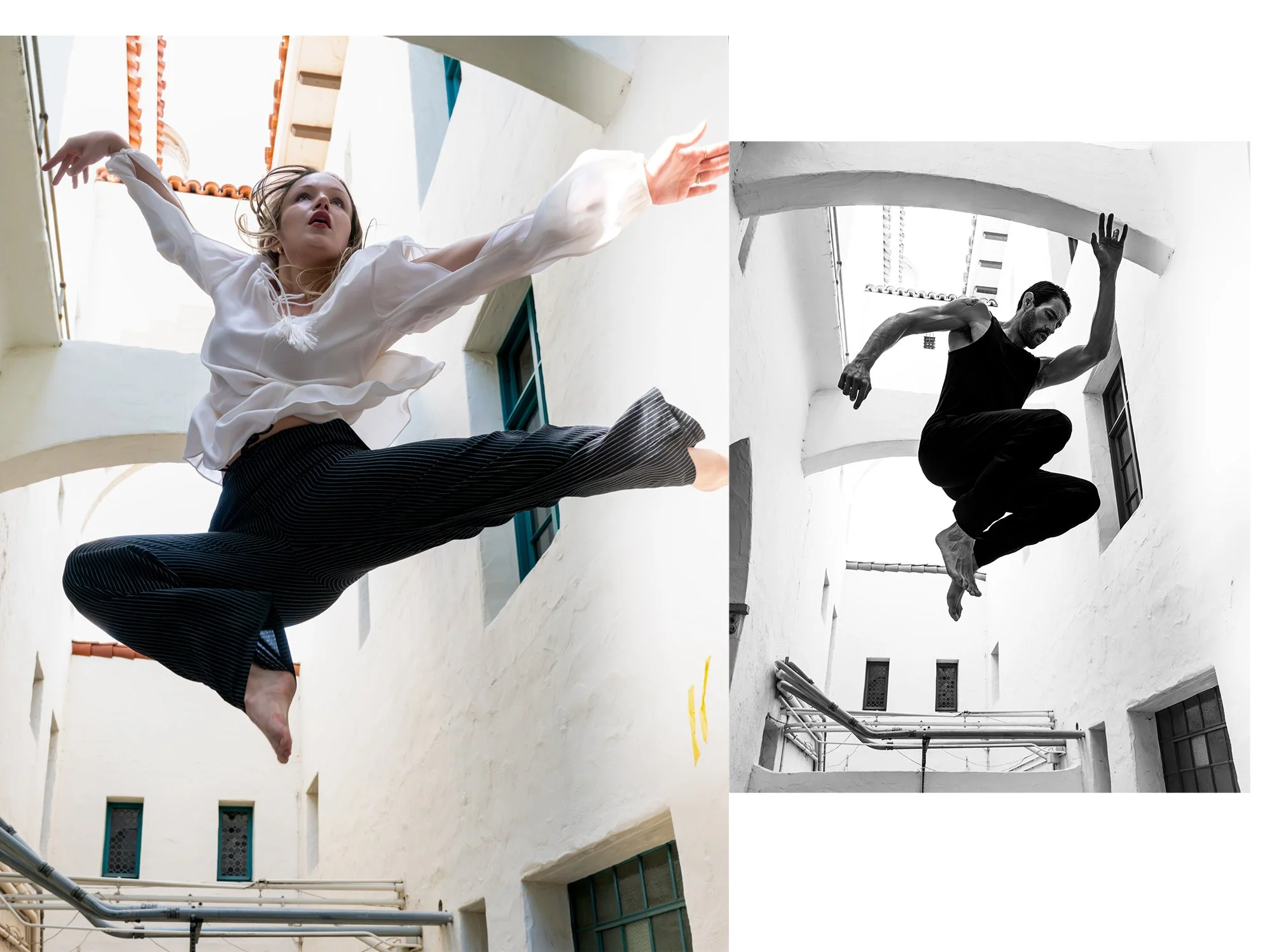 Dynamic unisex activewear campaign