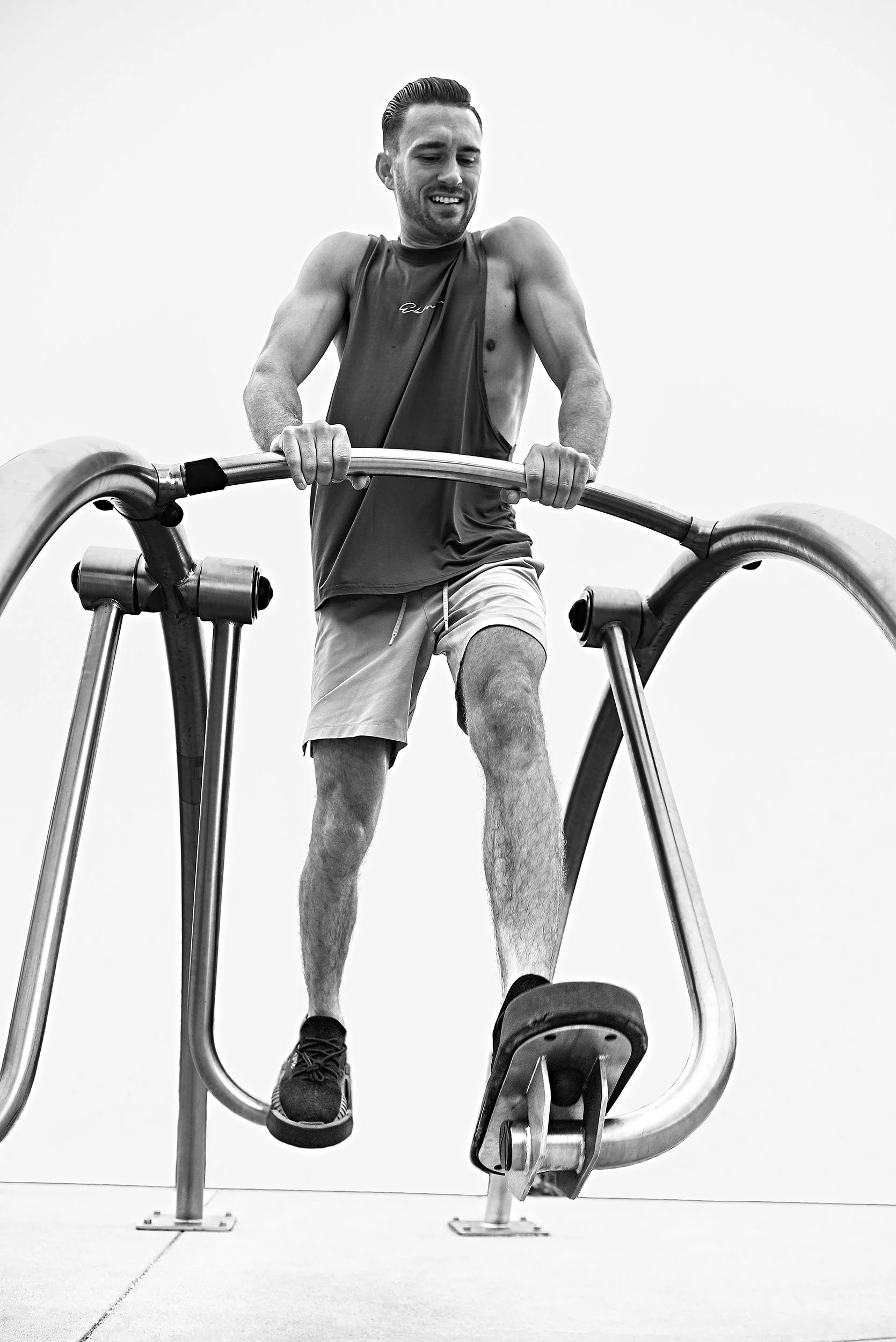 Fitness workout in location setting