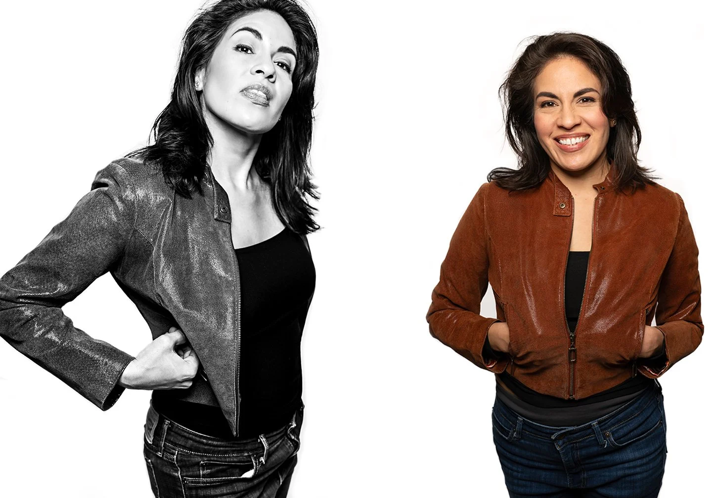 Studio lighting for recent headshots for actress portfolio.