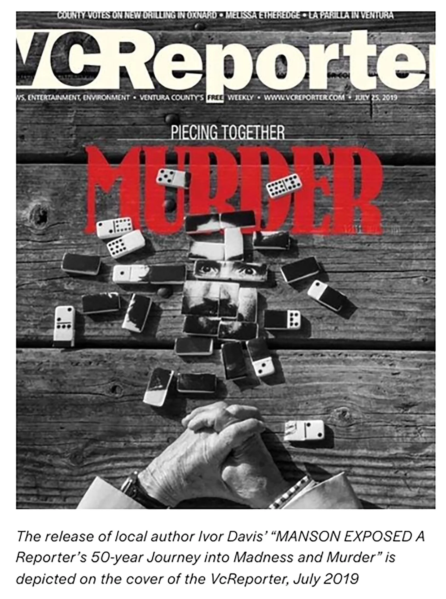Image for author Ivor Davis' new release makes the cover of the VC Reporter