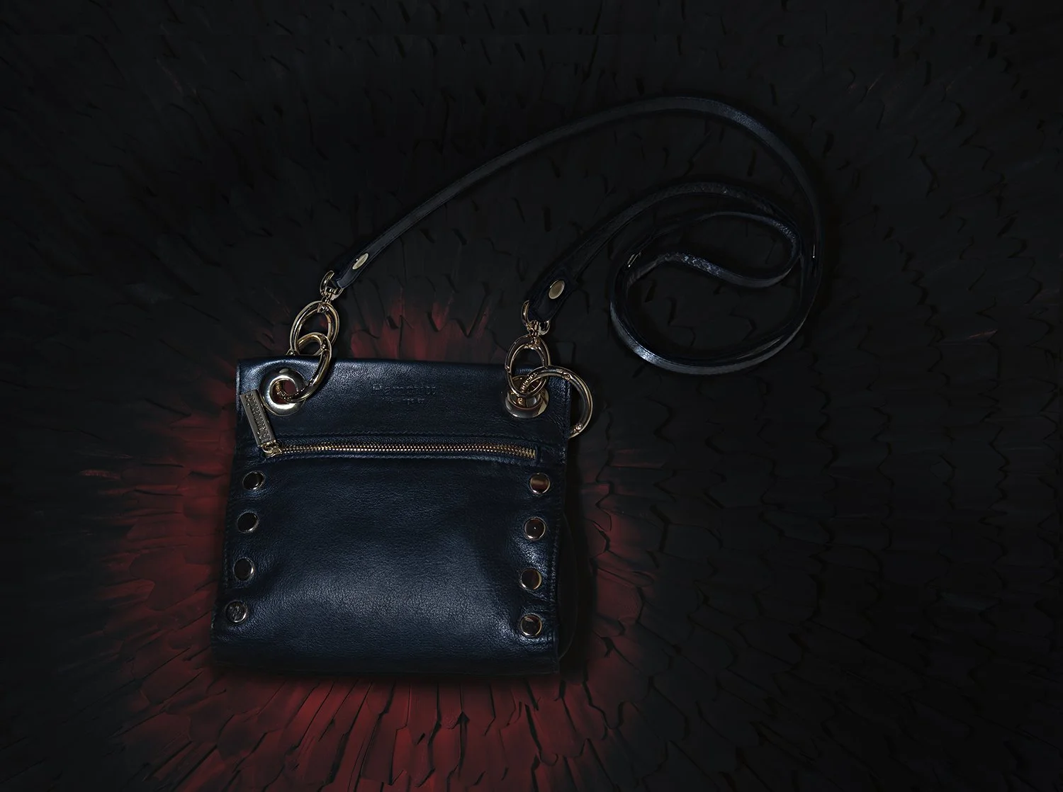 studio lighting for luxury handbag shoot