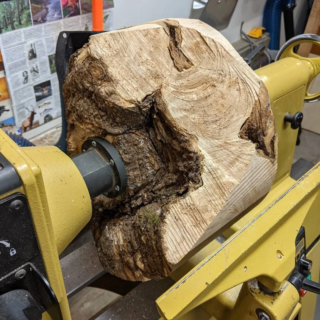 Back at it in the new year with a big piece of local maple!